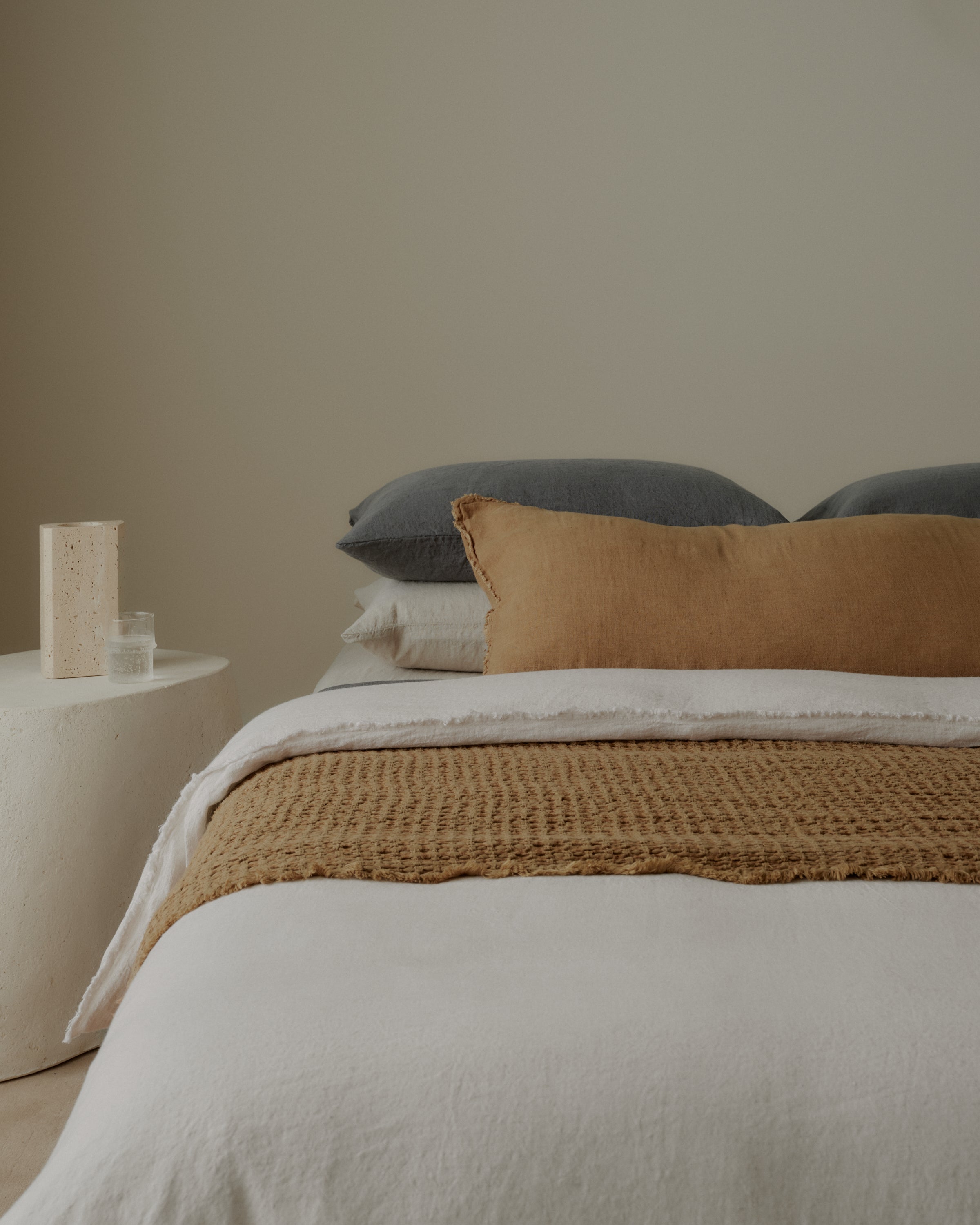 Flocca Linen Body Pillow - Russo