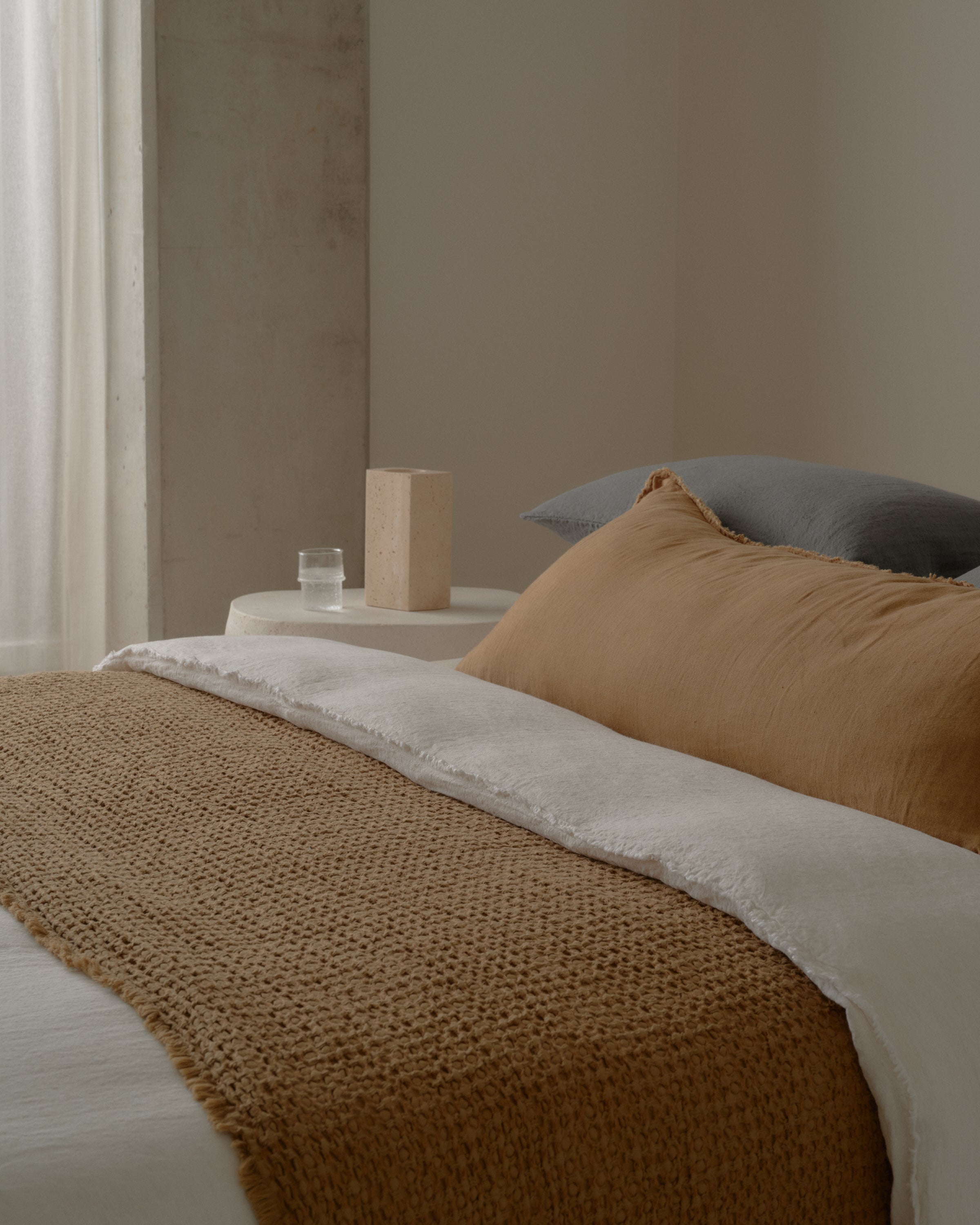 Flocca Linen Body Pillow - Russo