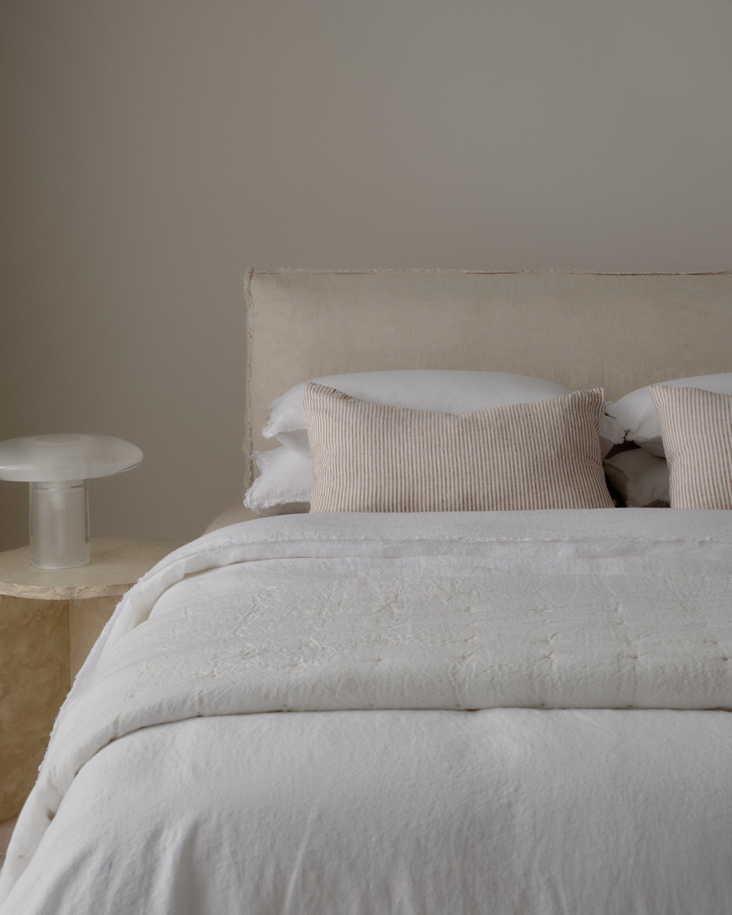 Basix Stripe Linen Cushion - Ayrton/Russo