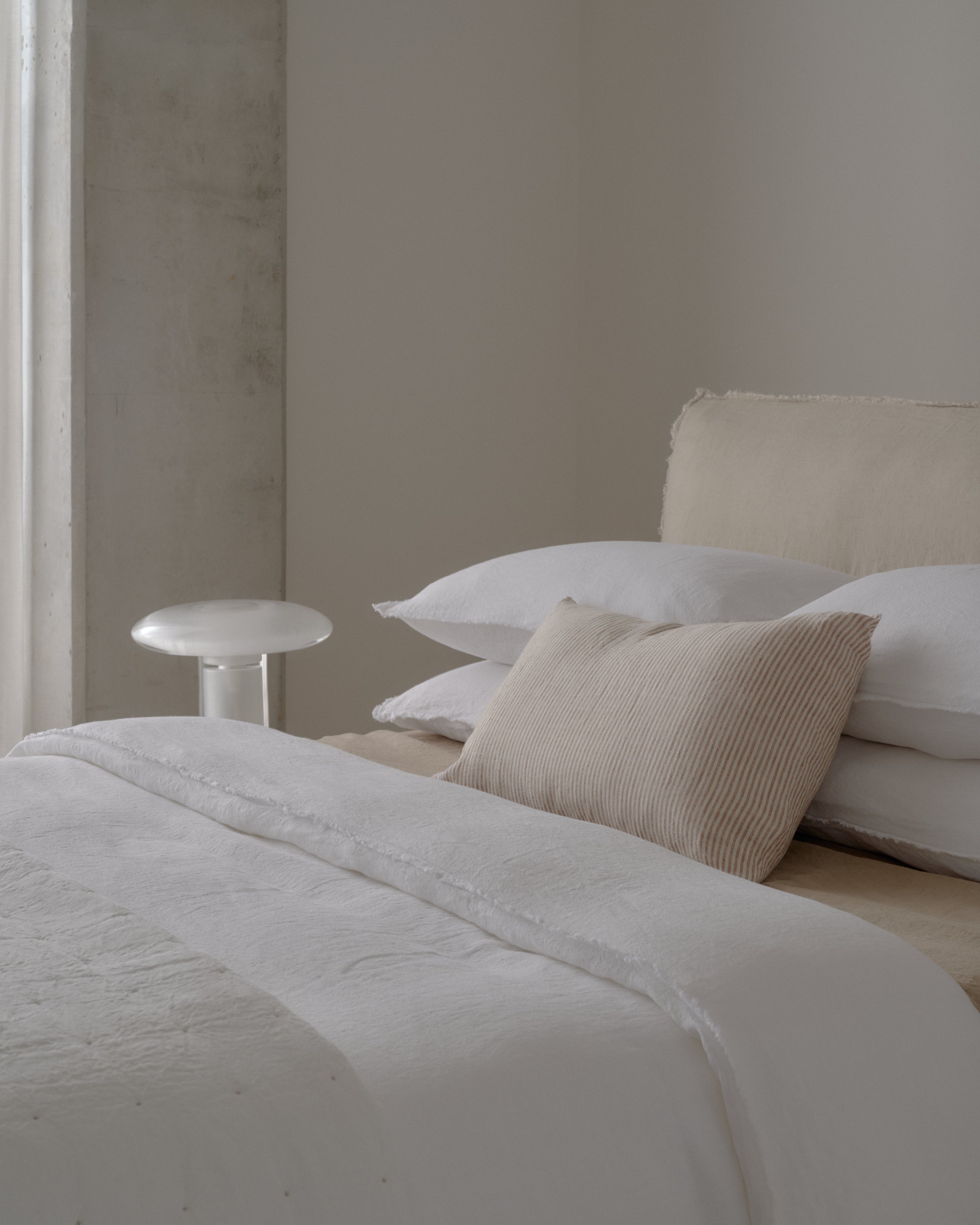 Basix Stripe Linen Cushion - Ayrton/Russo