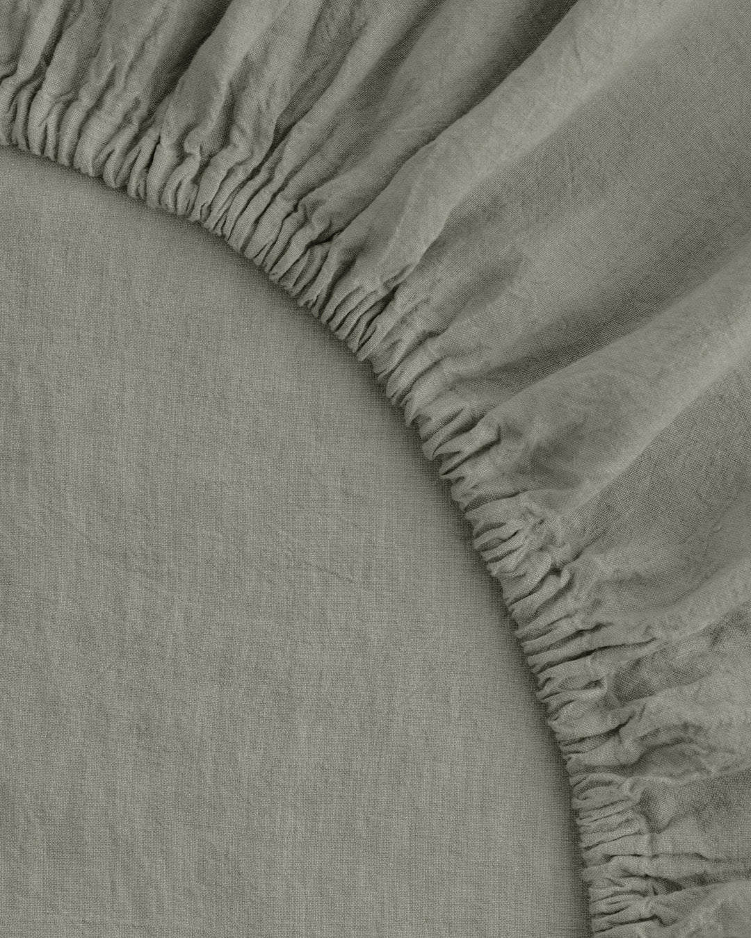 Basix Linen Fitted Sheet - Argent