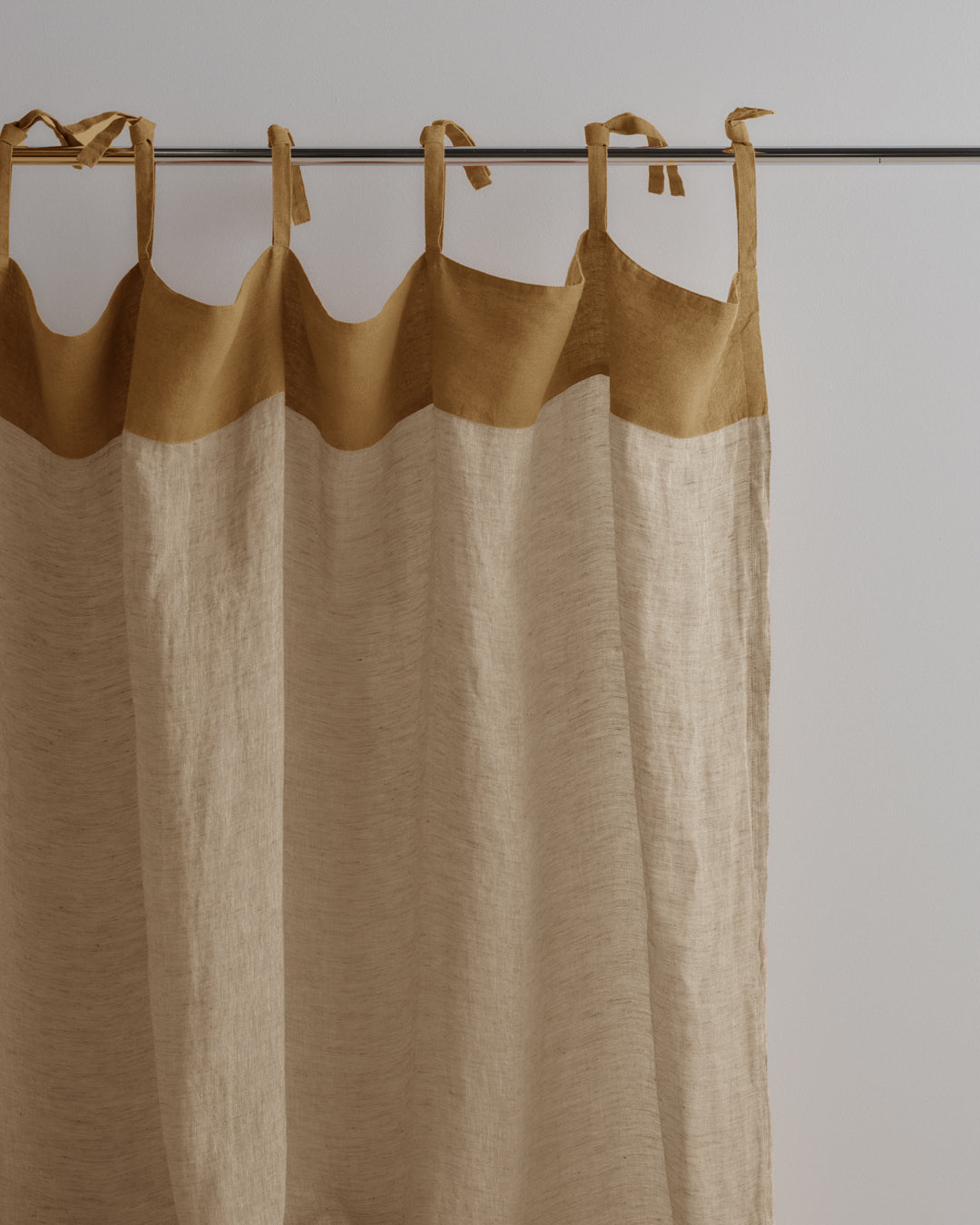 Linen Curtains | Rust Tone Sheer Curtains