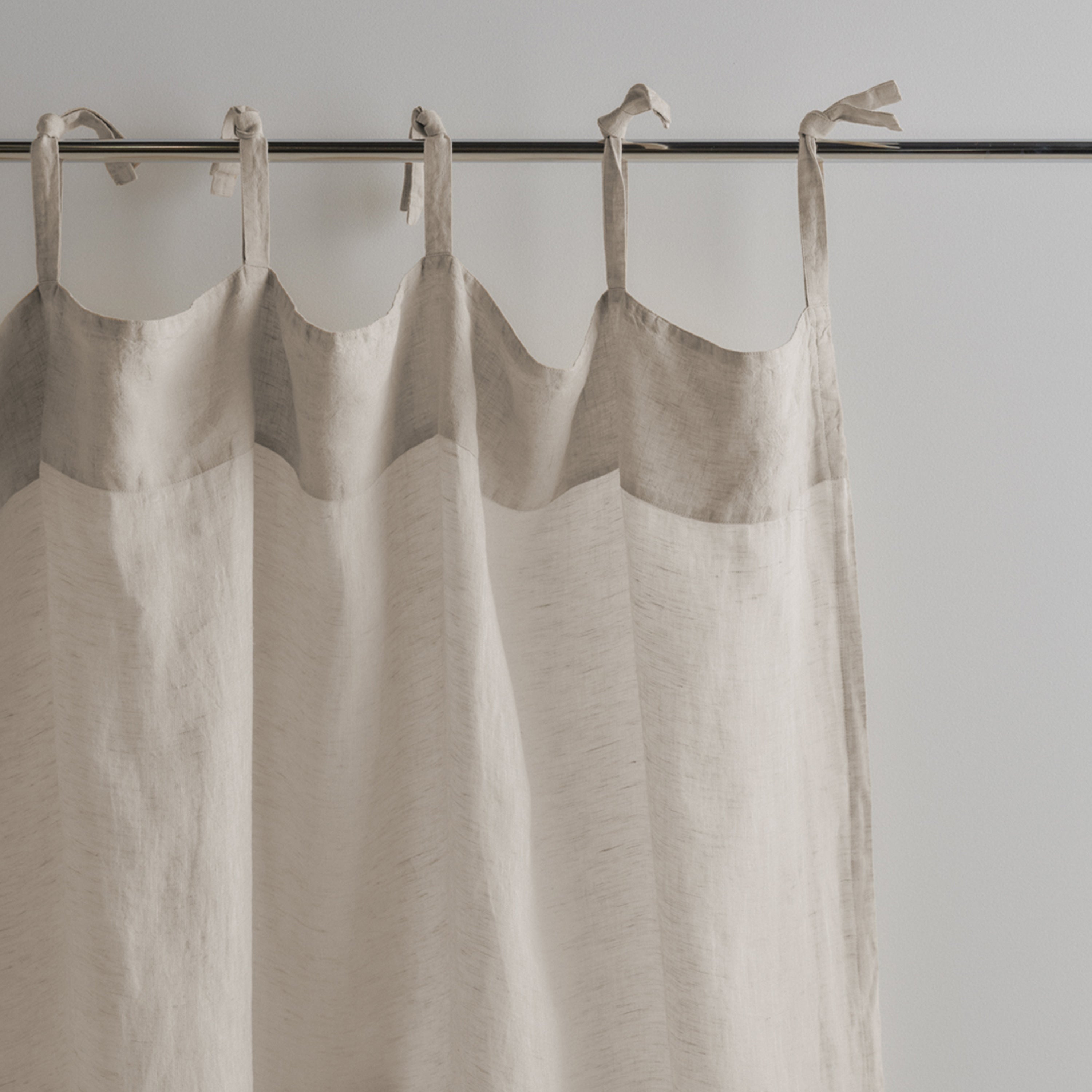 Basix Linen Curtains - Sable Sheer