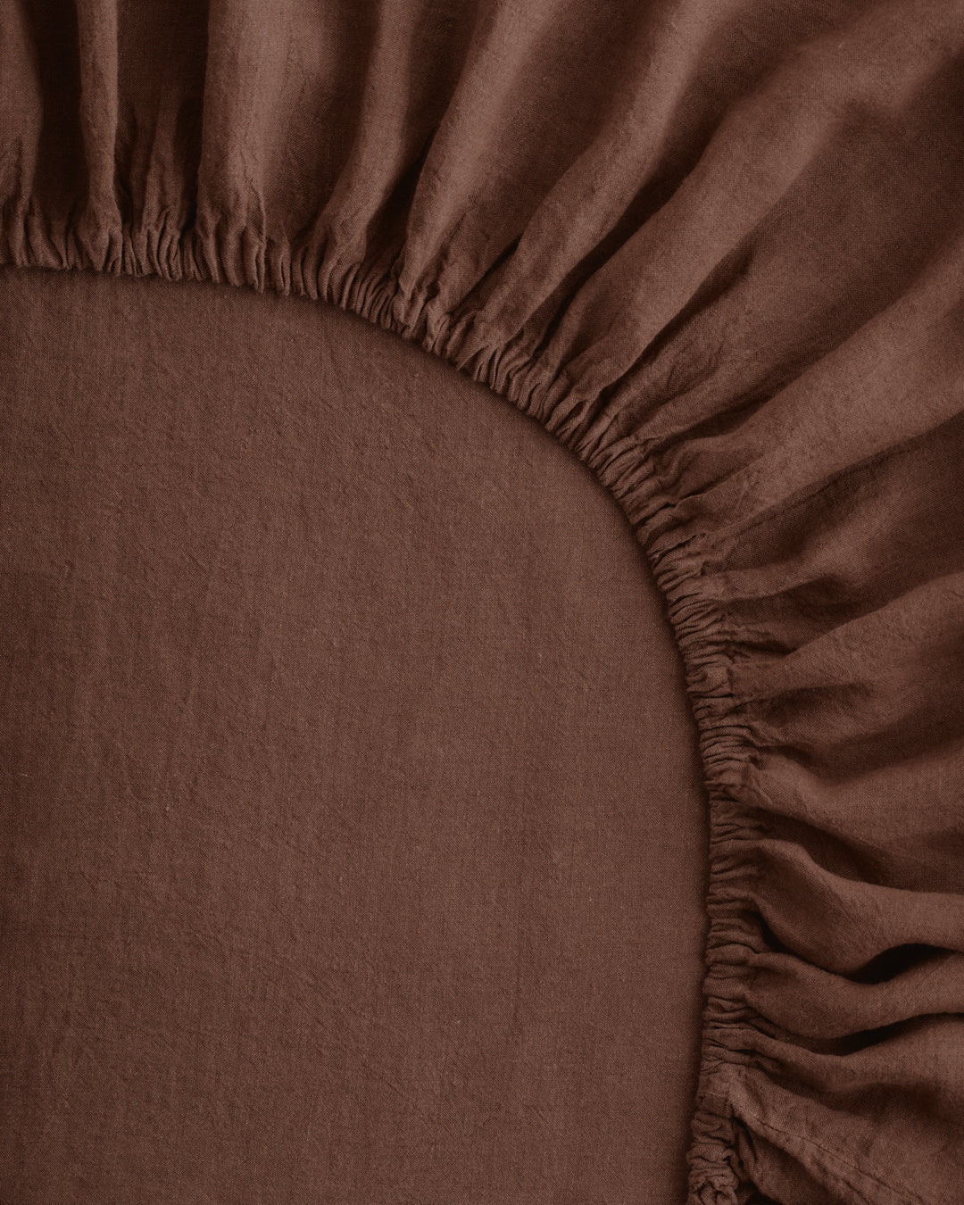 Linen Fitted Sheet | Muted Mulberry