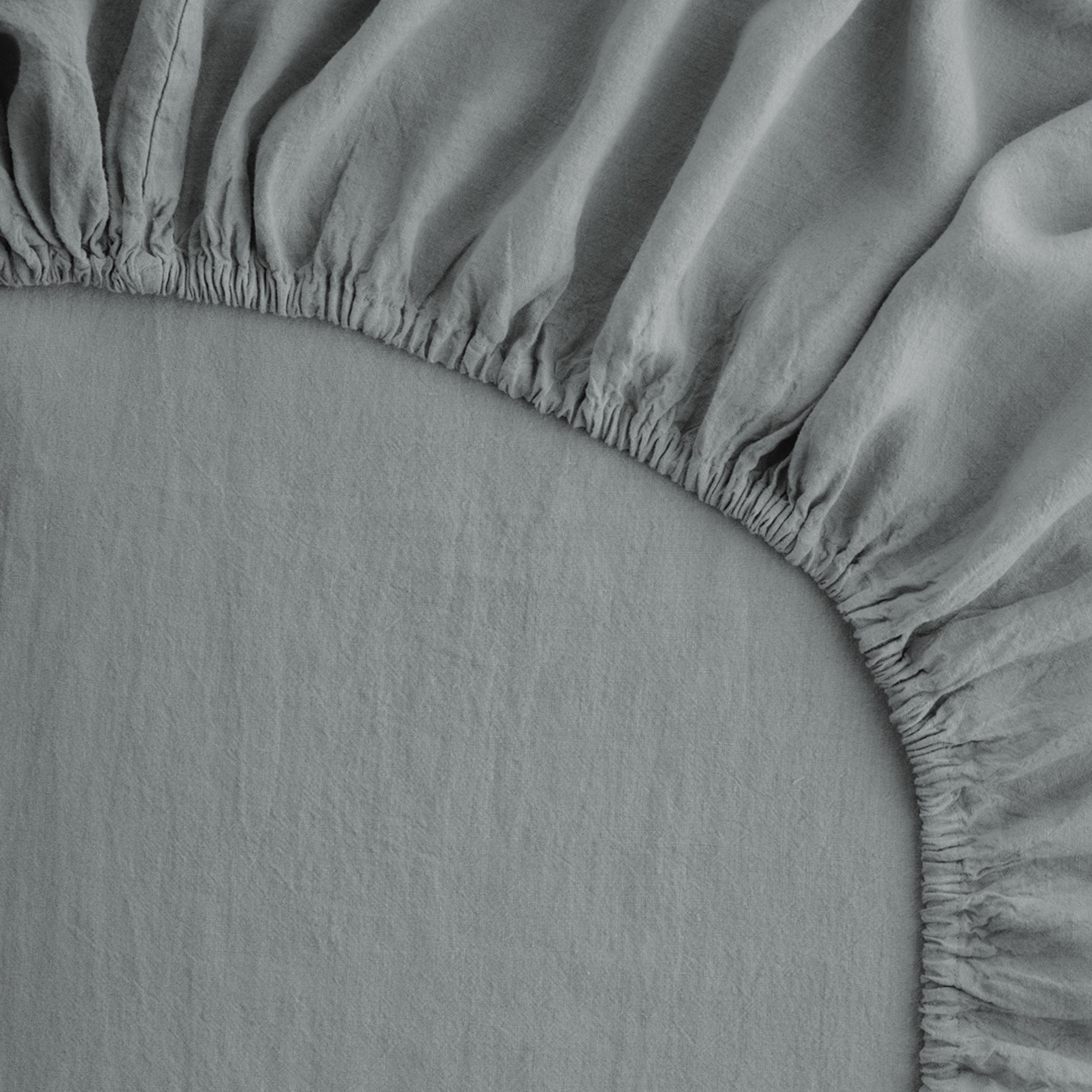 Basix Linen Fitted Sheet - Roy