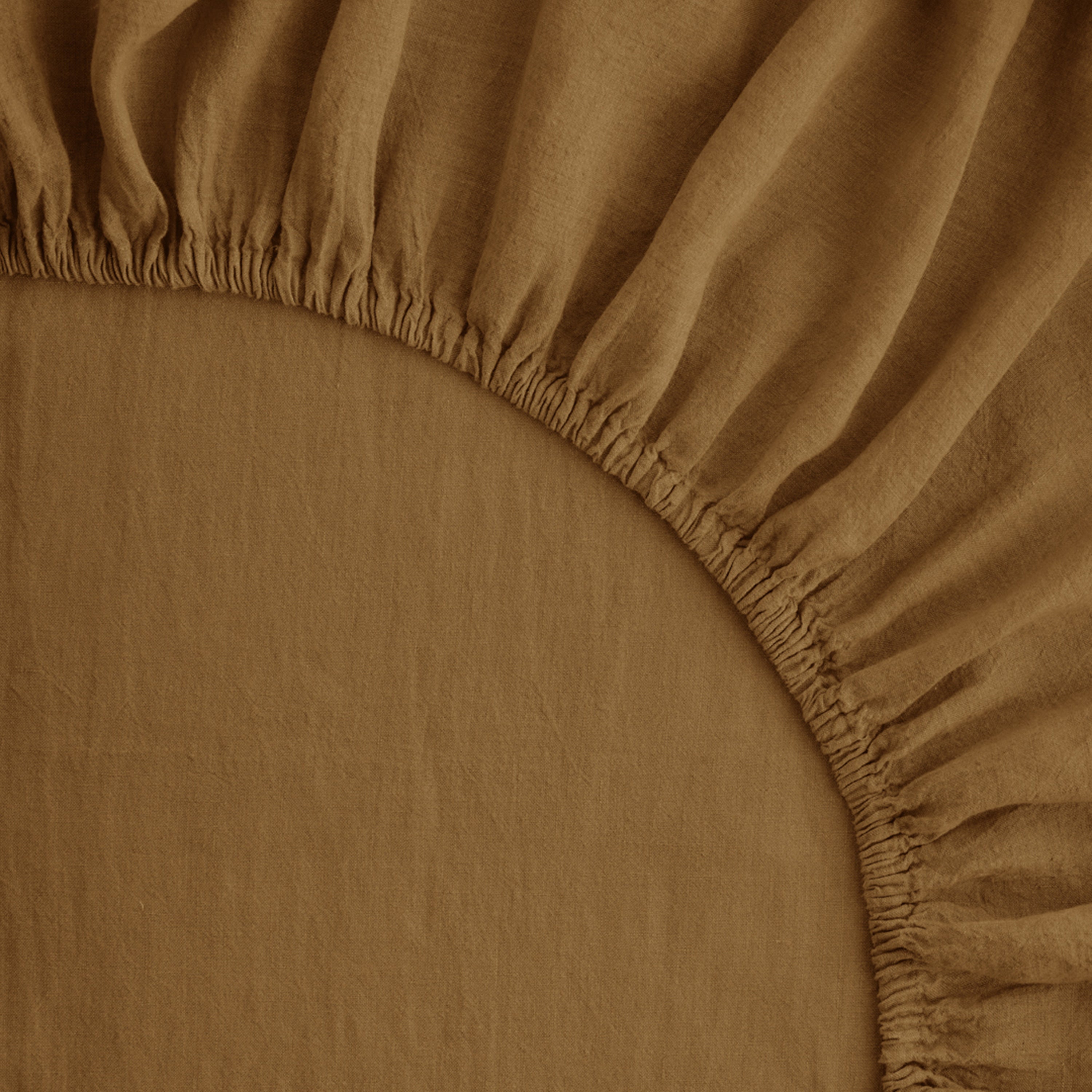 Basix Linen Fitted Sheet - Russo