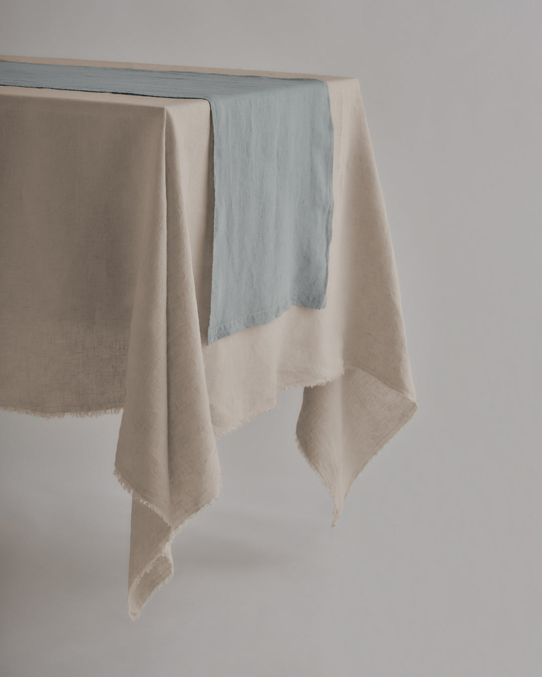 Linen Table Runner | Cornflower Blue