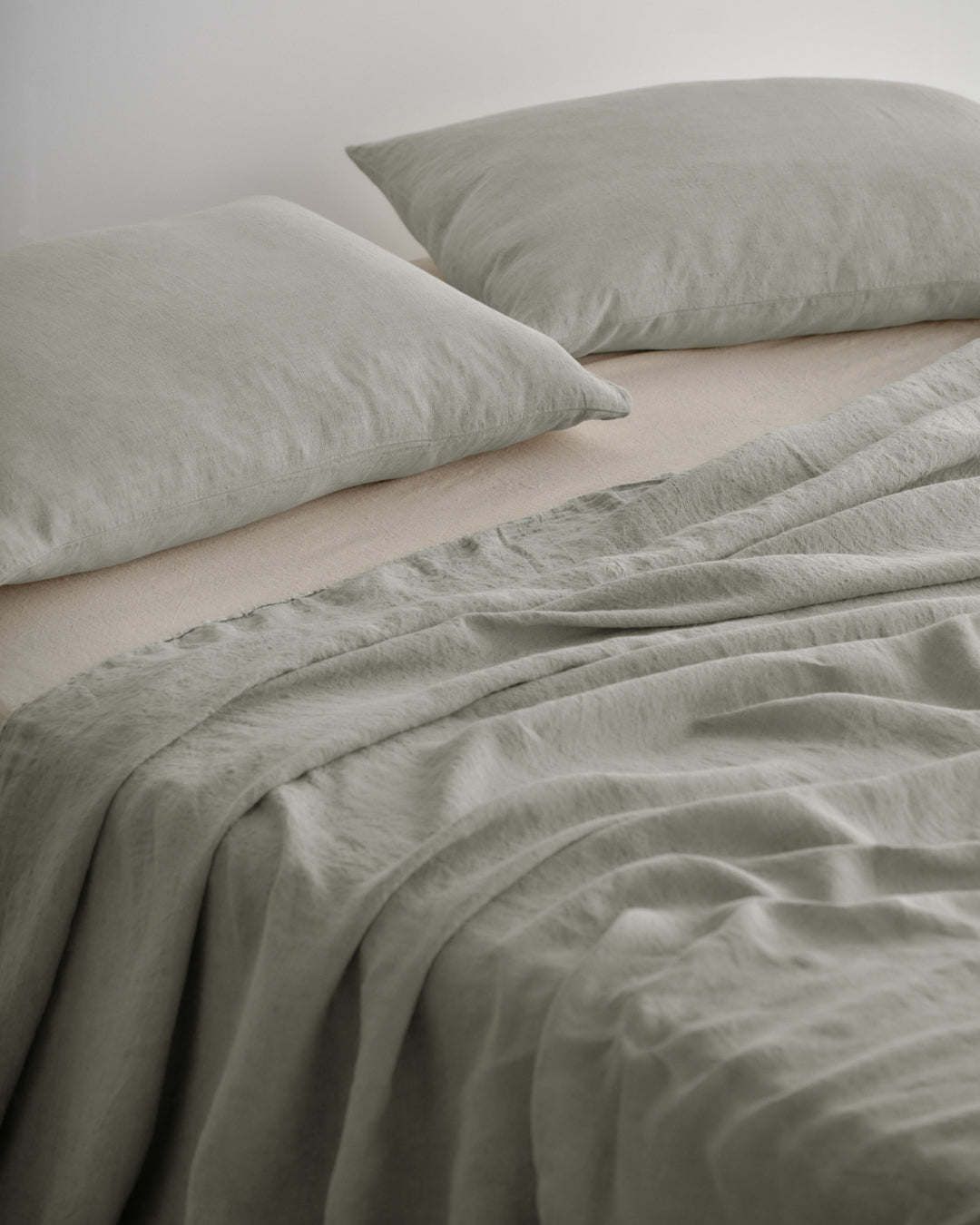 Basix Linen Pillowcase | Silvery Sage