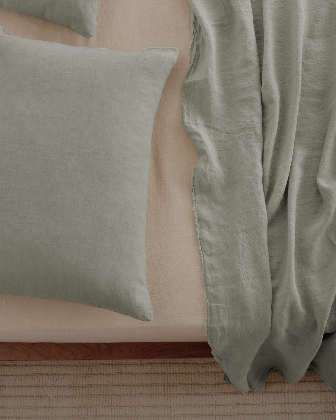 Basix Linen Pillowcase | Silvery Sage