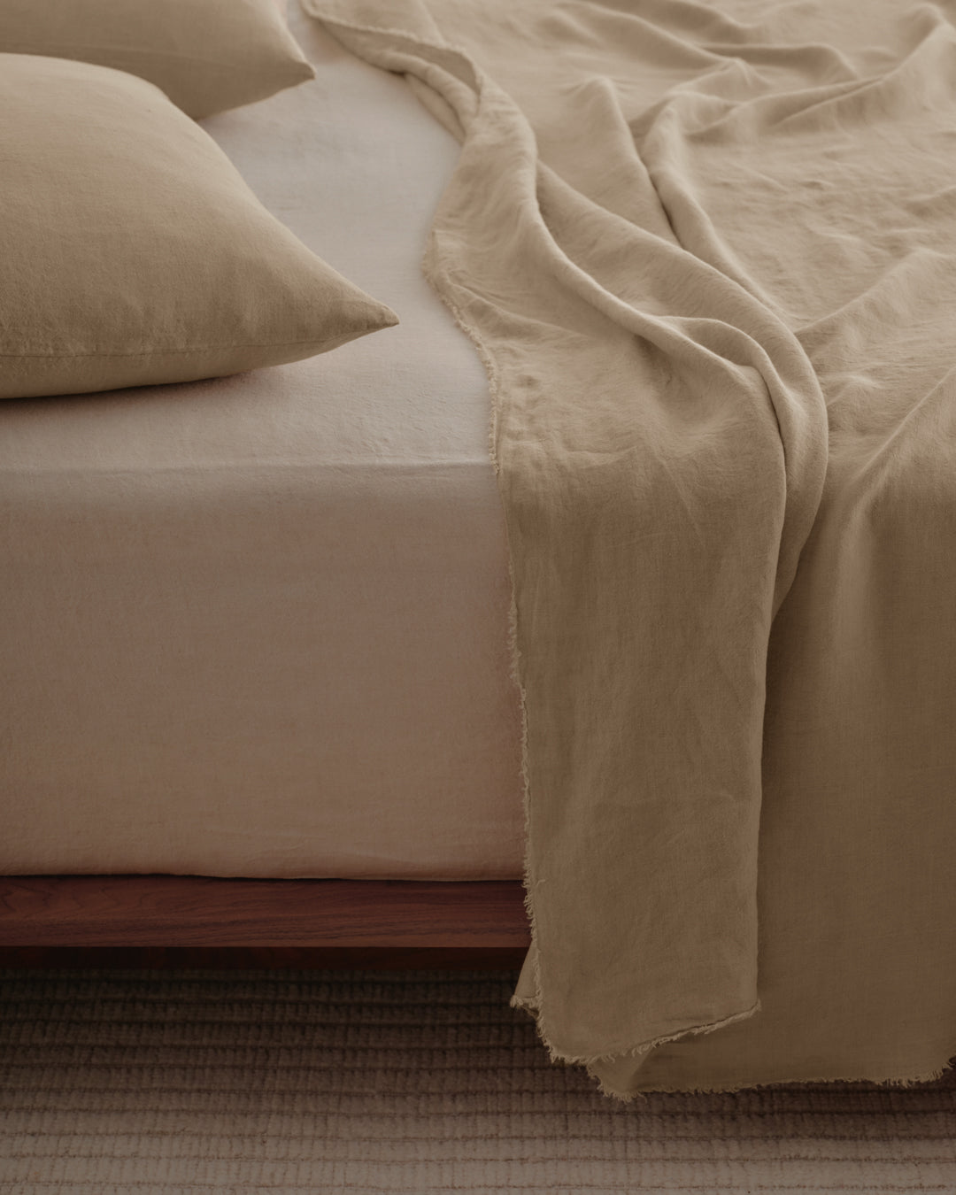 Basix Linen Pillowcase | Caramel Tone