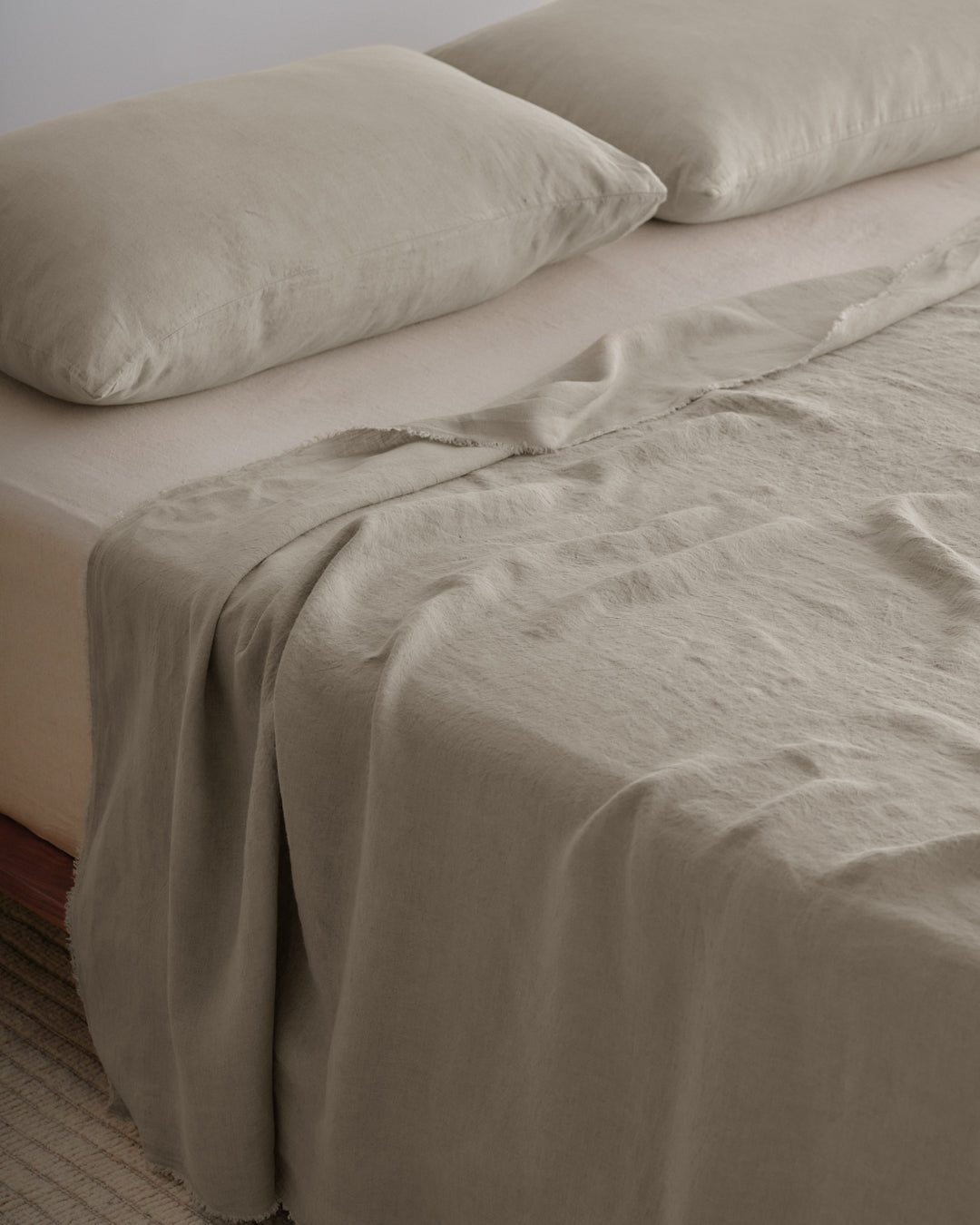 Linen Flat Sheet | Classic Taupe