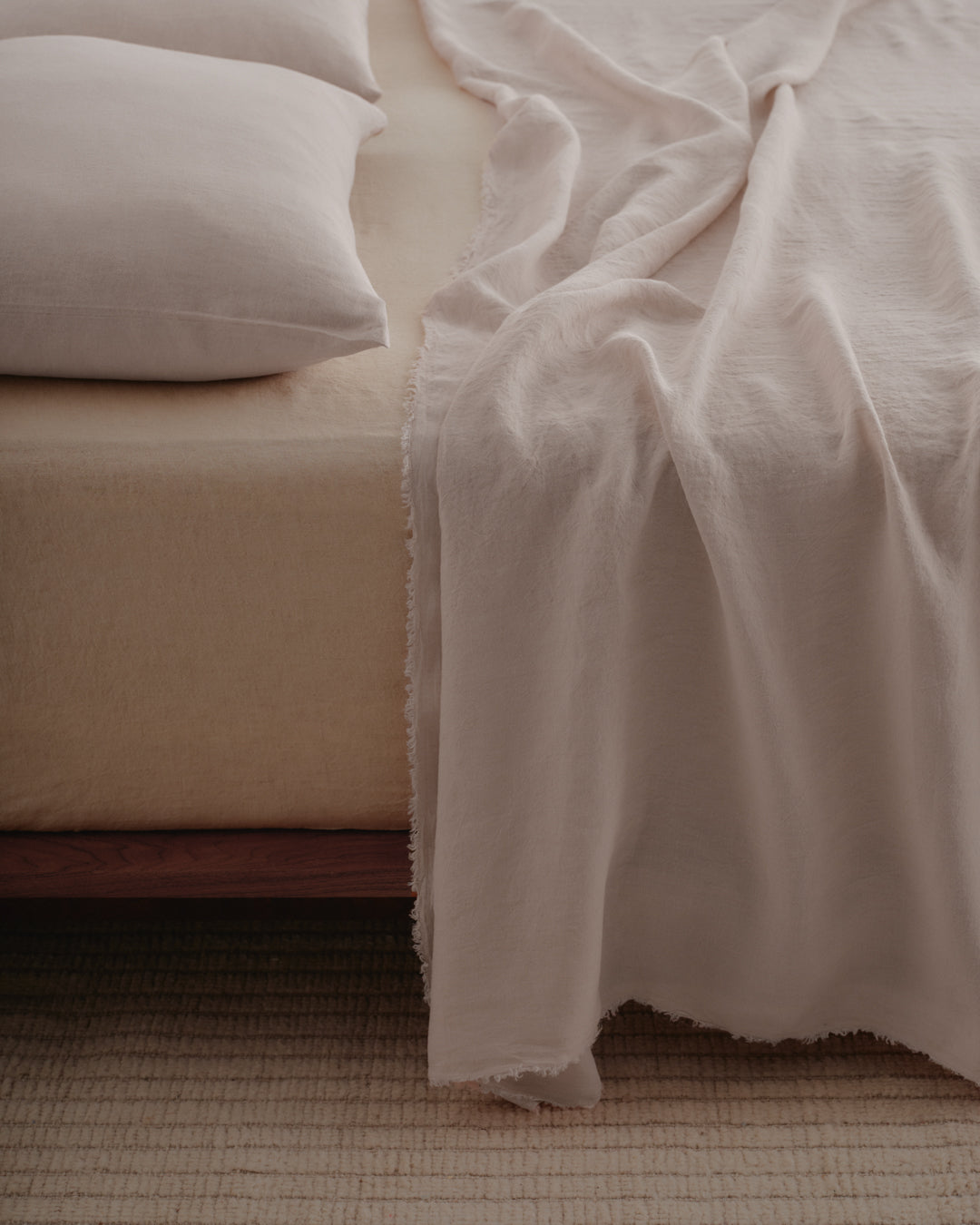 Basix Linen Pillowcase | Earthy Pink