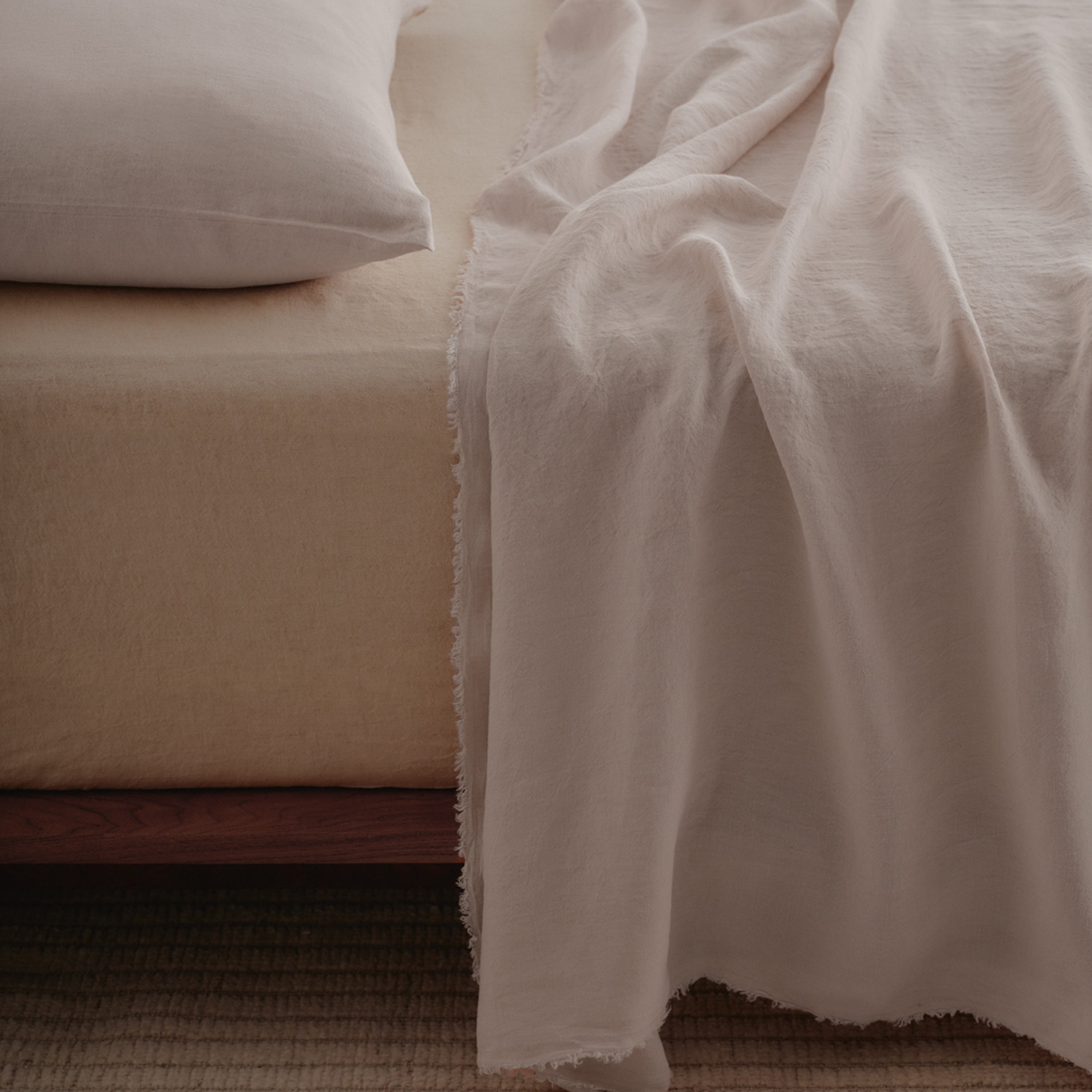 Flocca Linen Flat Sheet - Floss