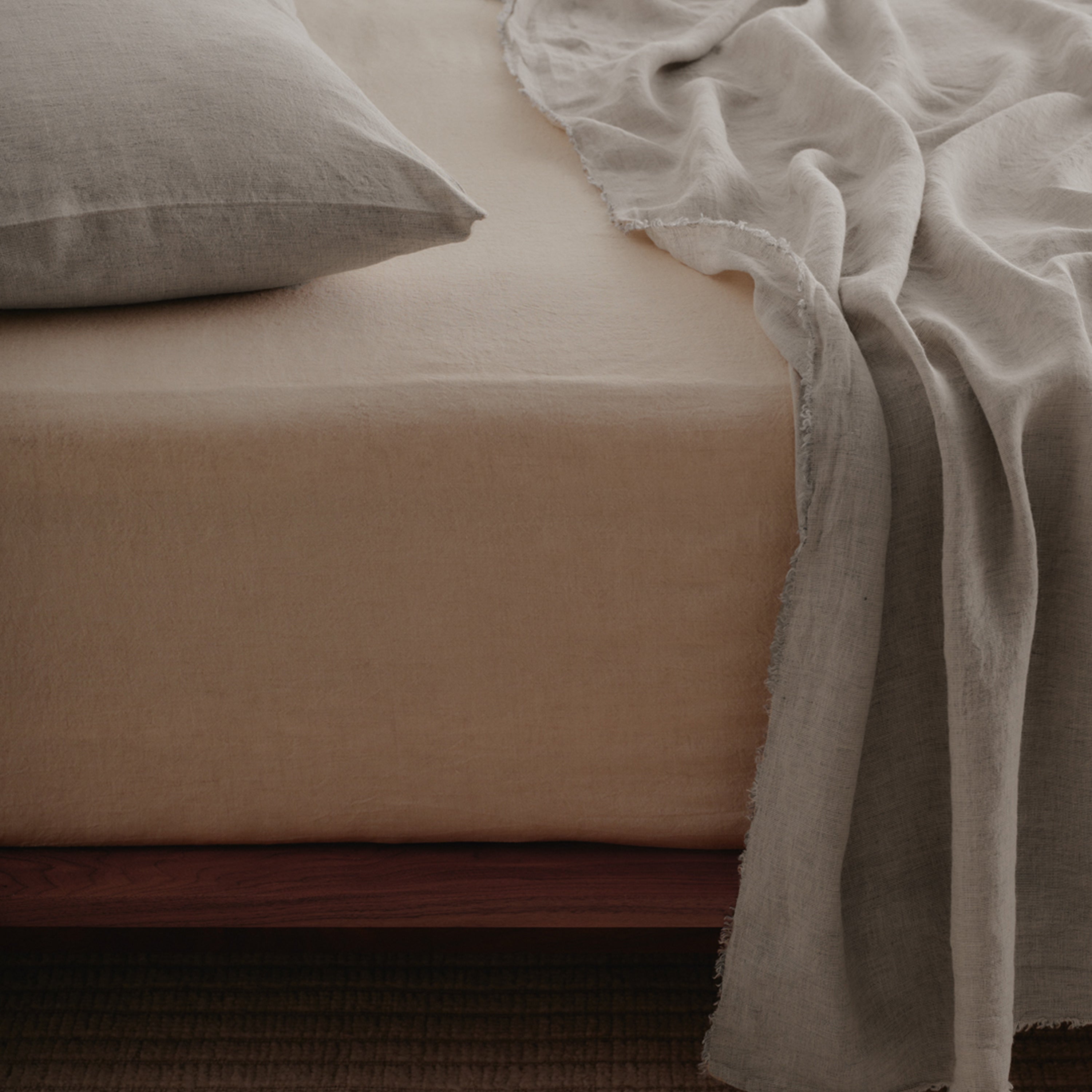 Flocca Linen Flat Sheet - Kali