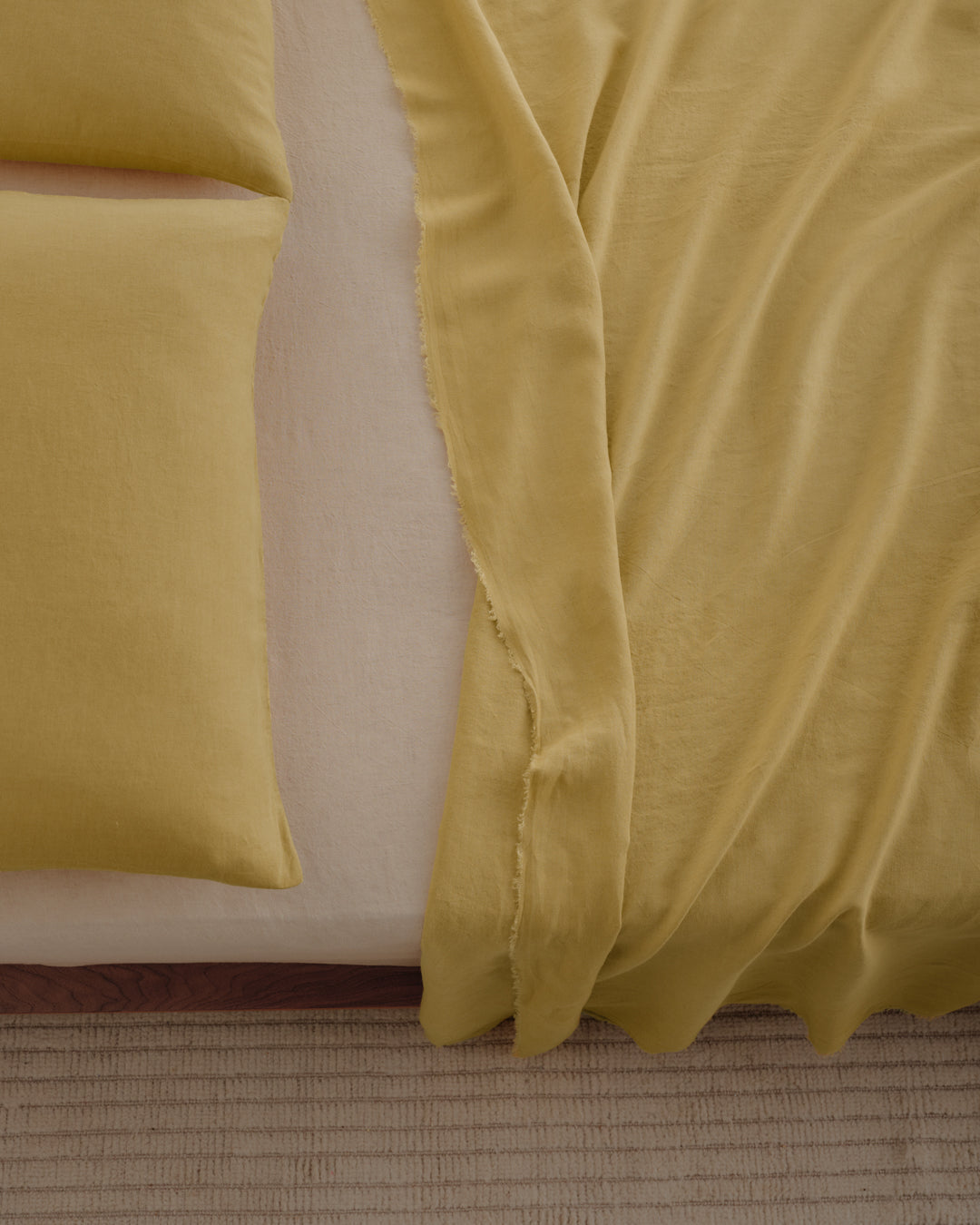Basix Linen Pillowcase | Muted Gold