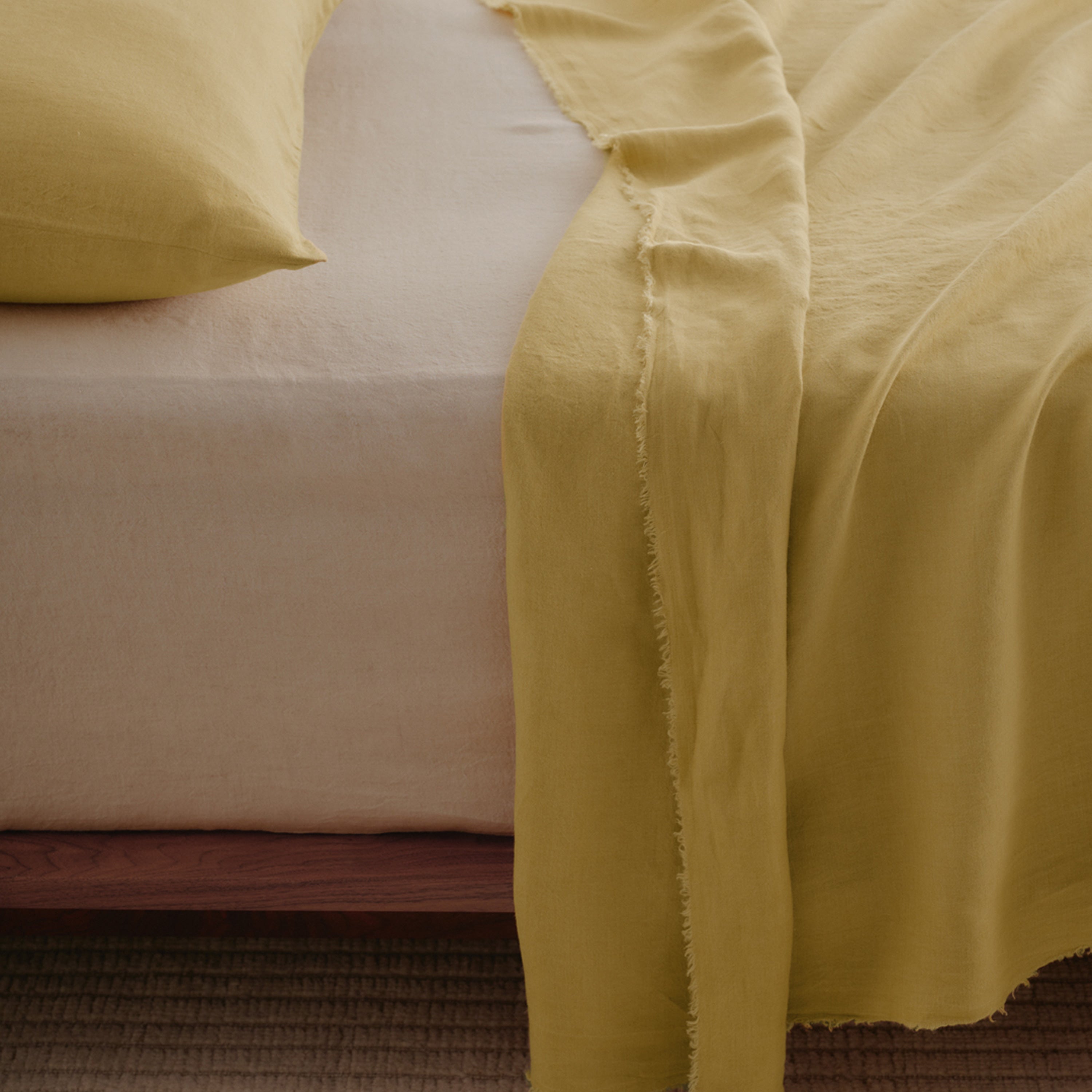 Flocca Linen Flat Sheet - Maiz