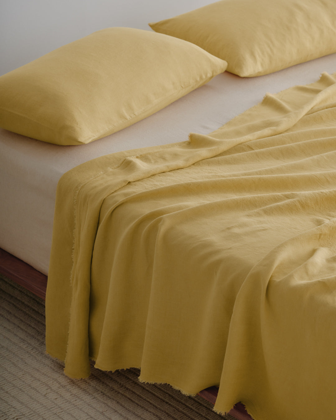 Basix Linen Pillowcase | Muted Gold