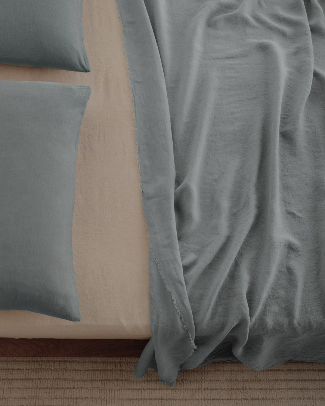 Basix Linen Pillowcase | Cornflower Blue