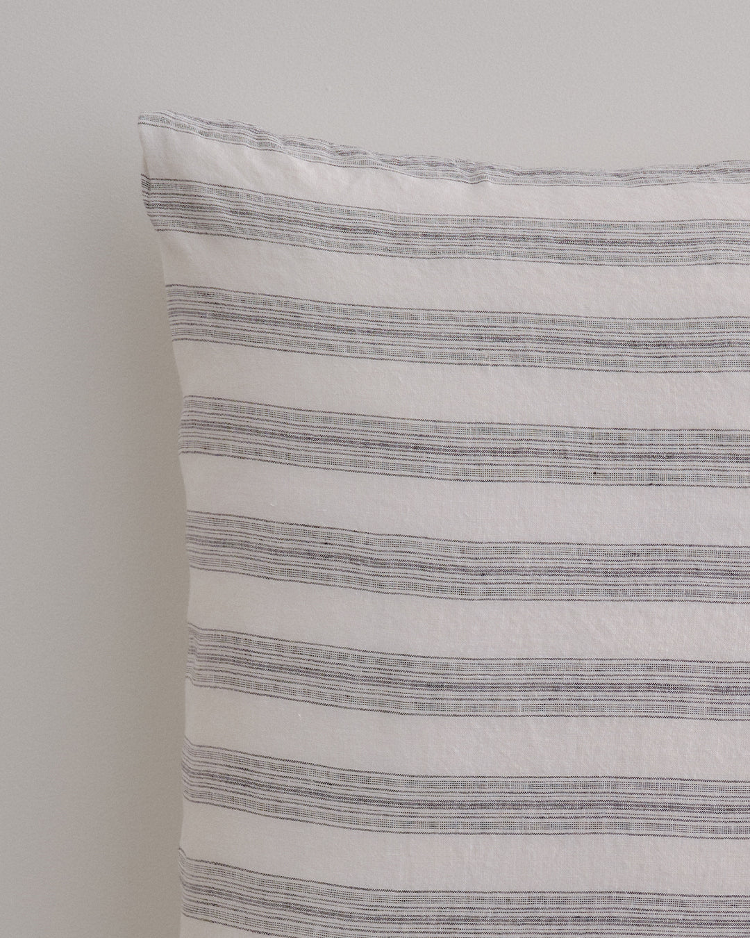 Basix Stripe European Linen Pillowcase - Ayrton/Nox