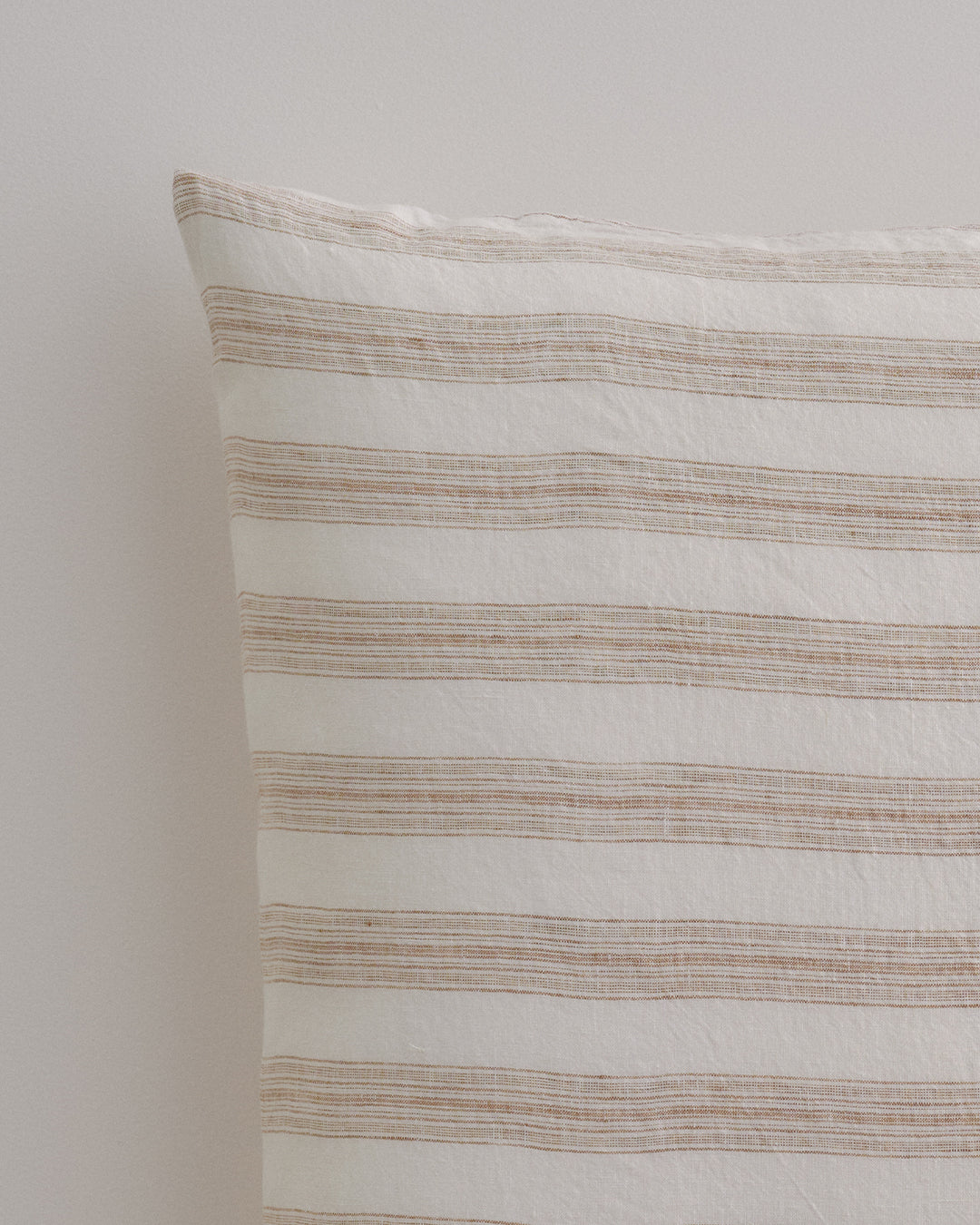 Basix Stripe European Linen Pillowcase - Ayrton/Russo