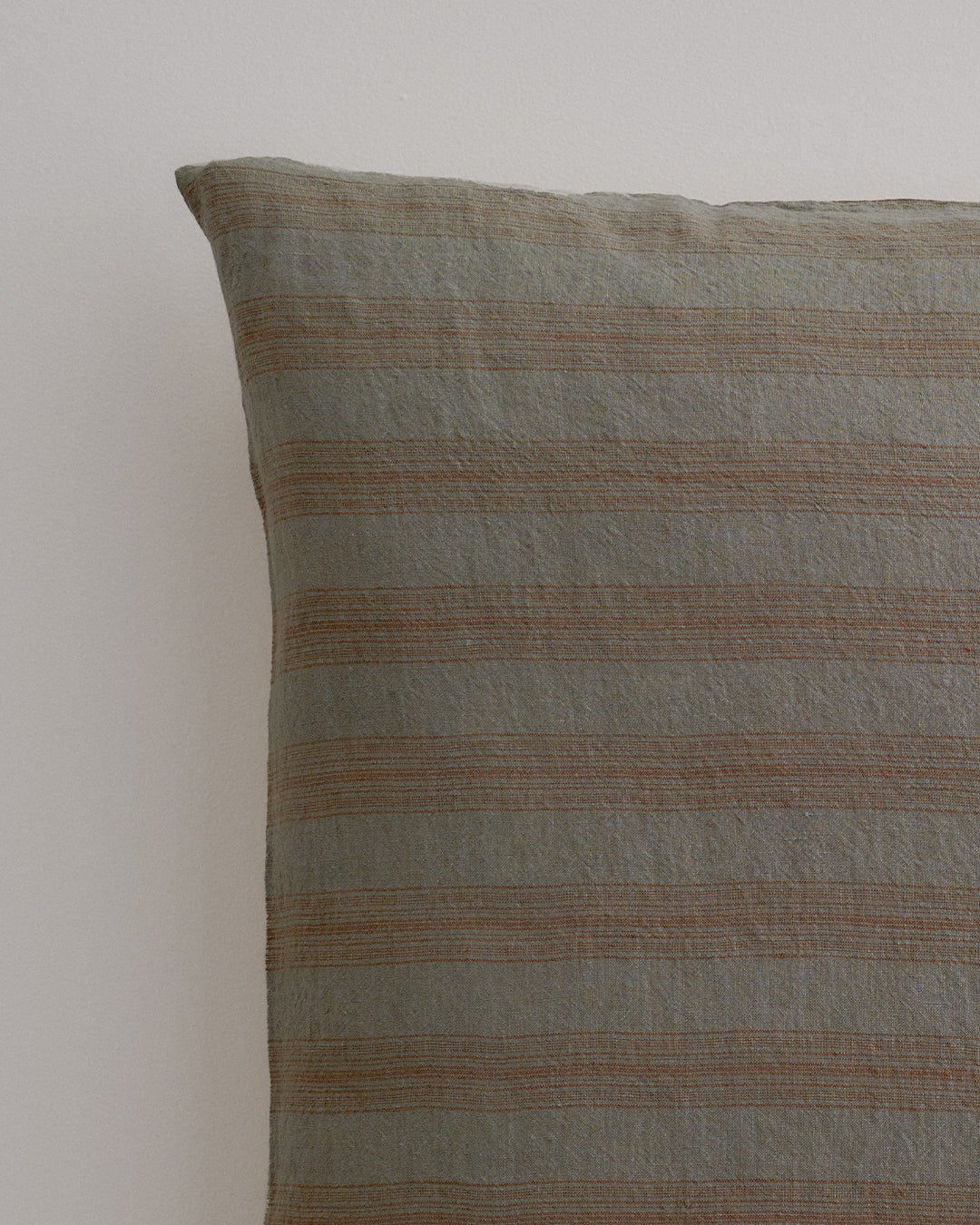 Basix Stripe European Linen Pillowcase - Mare/Bere