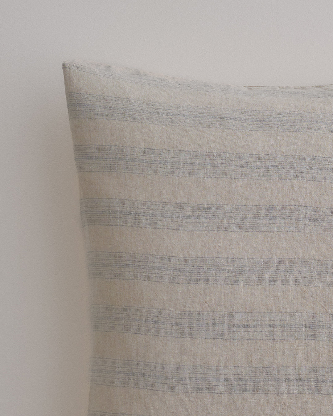 Basix Stripe European Linen Pillowcase - Roy/Sable