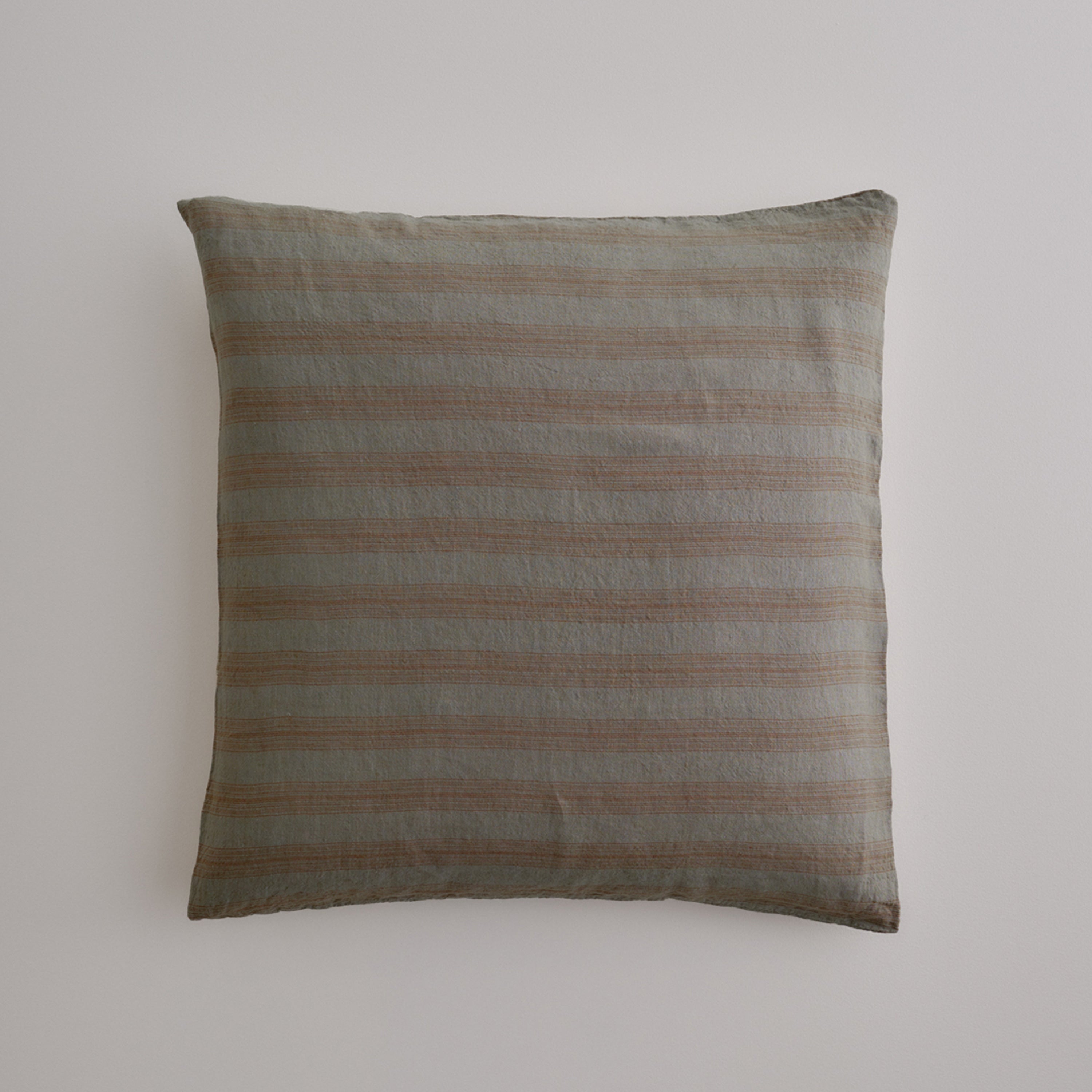 Basix Linen Stripe Euro Pillowcase - Mare/Bere