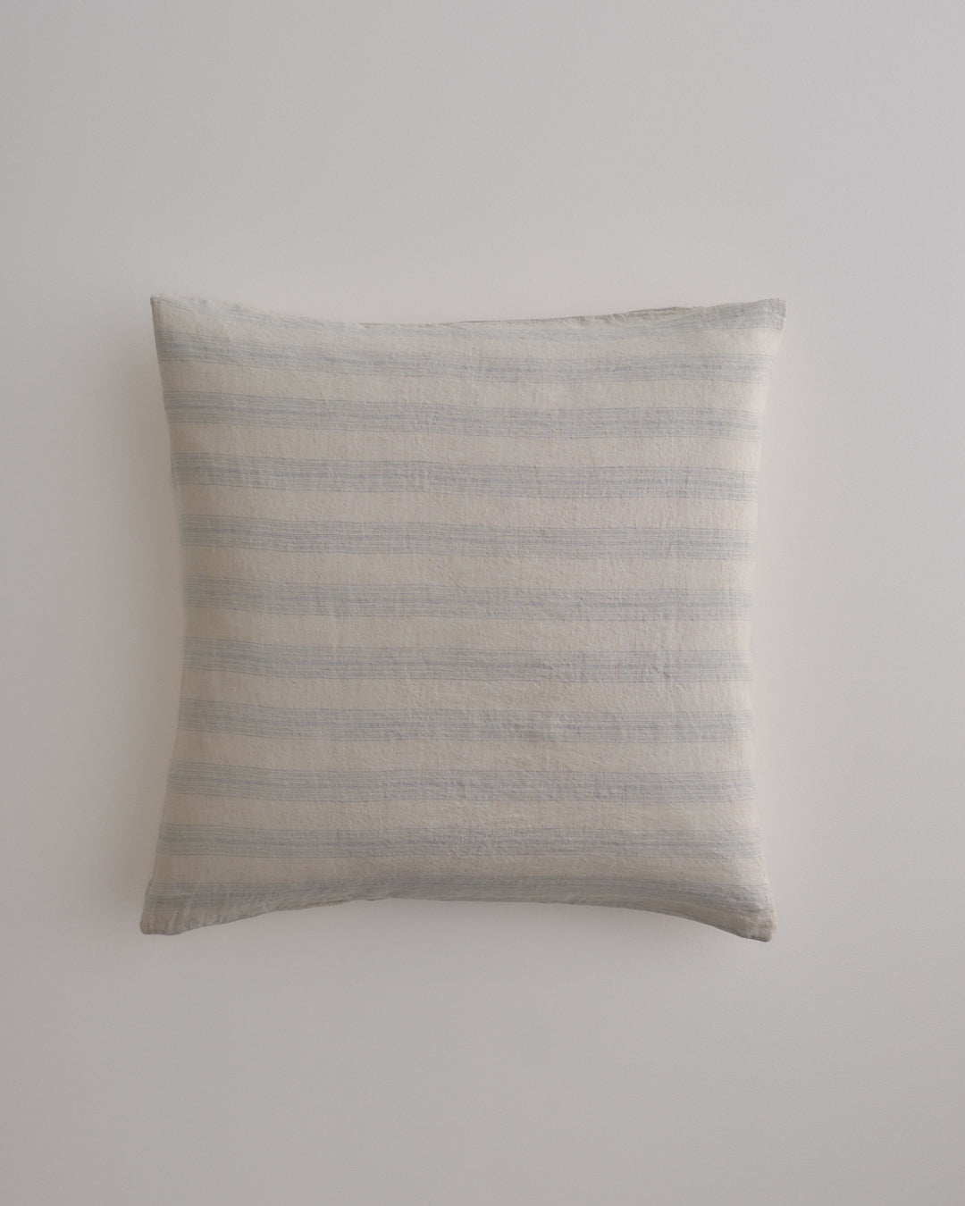 European Linen Pillowcases | Blue Stripe