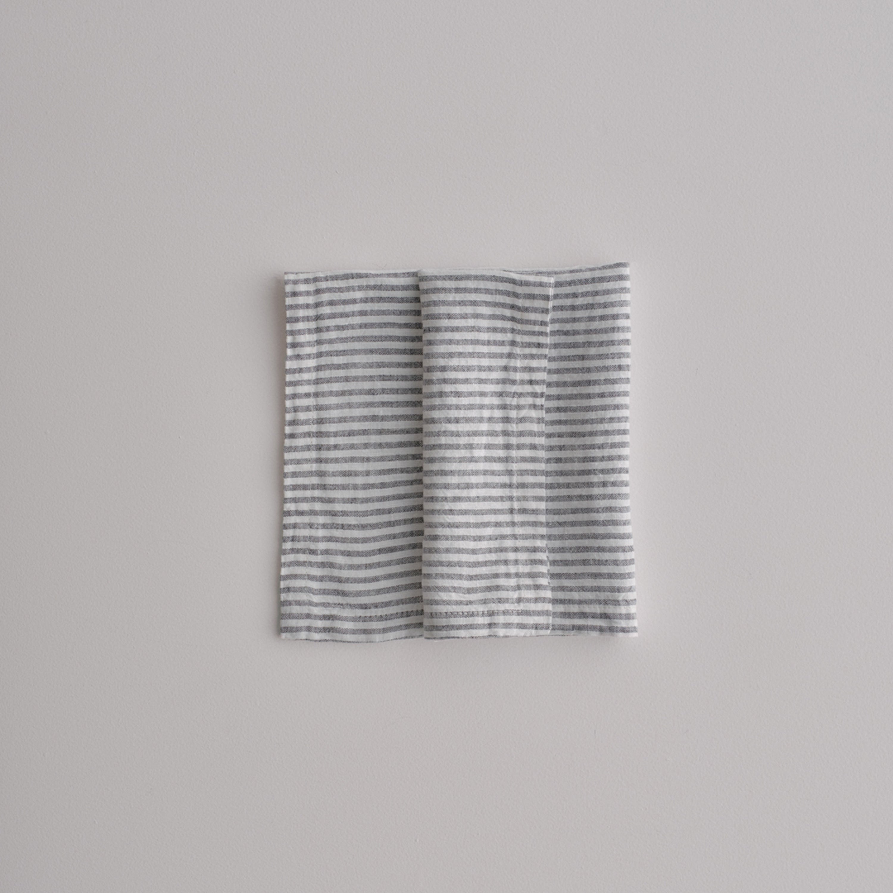 Basix Stripe Linen Napkin - Ayrton/Nox