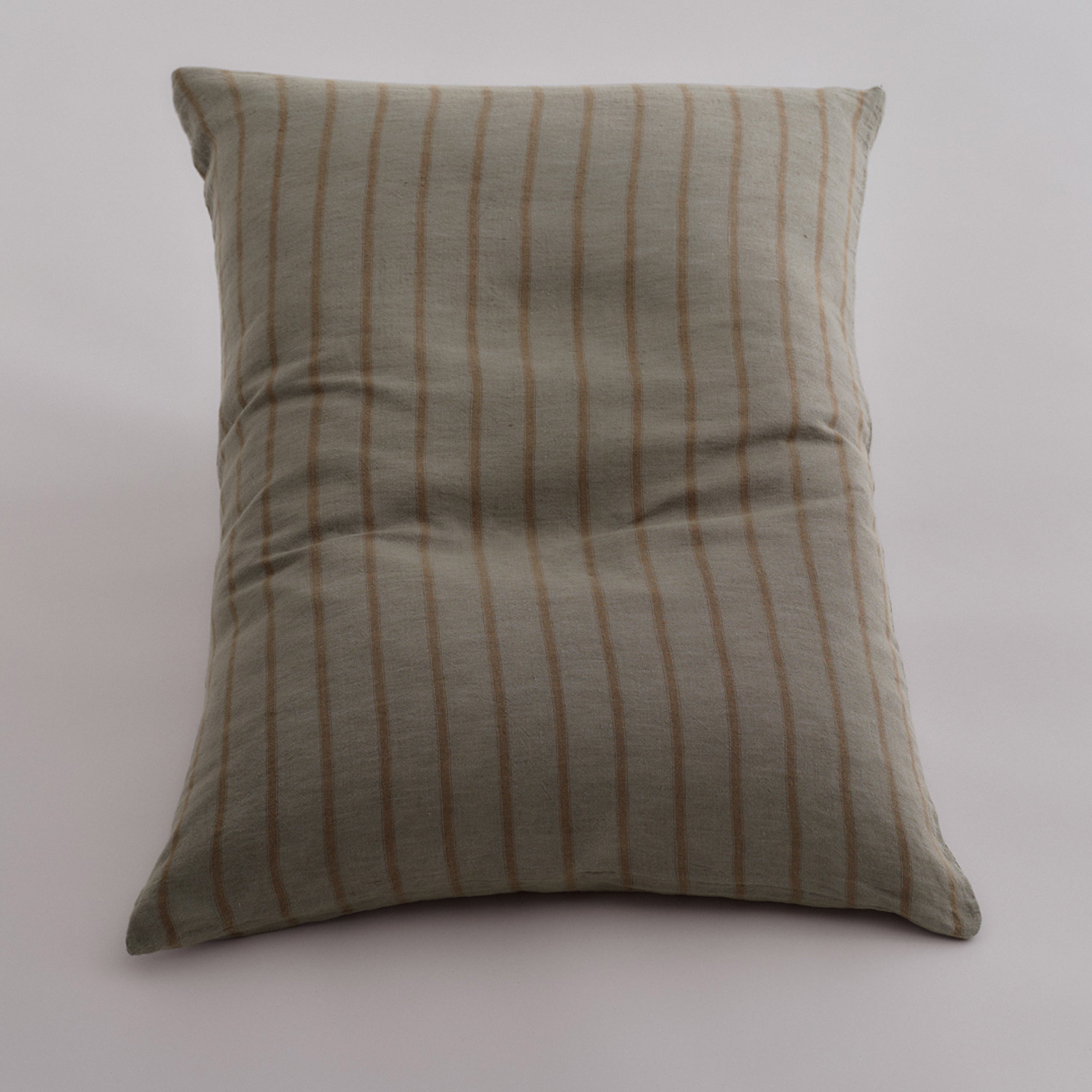 Basix Stripe Linen Pillowcase - Mare/Bere