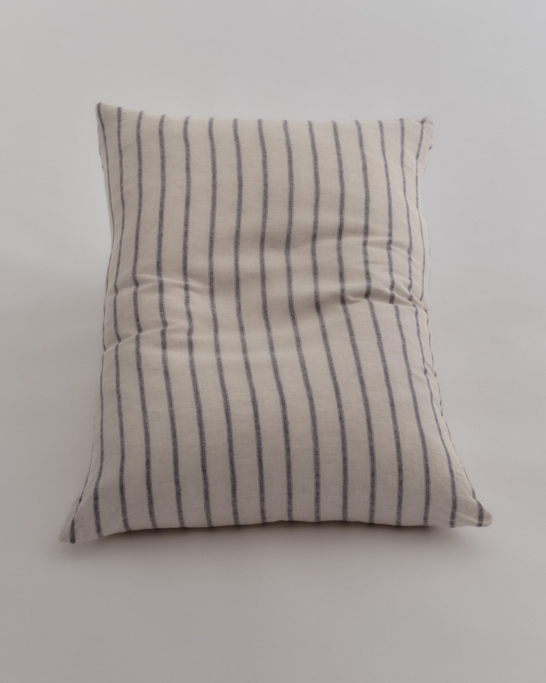 Basix Stripe Linen Pillowcase - Nox/Sable
