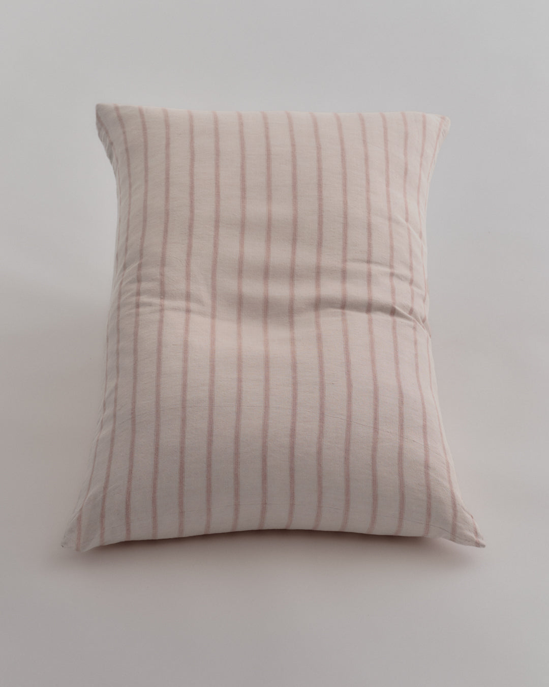 Basix Stripe Linen Pillowcase - Rosa/Floss