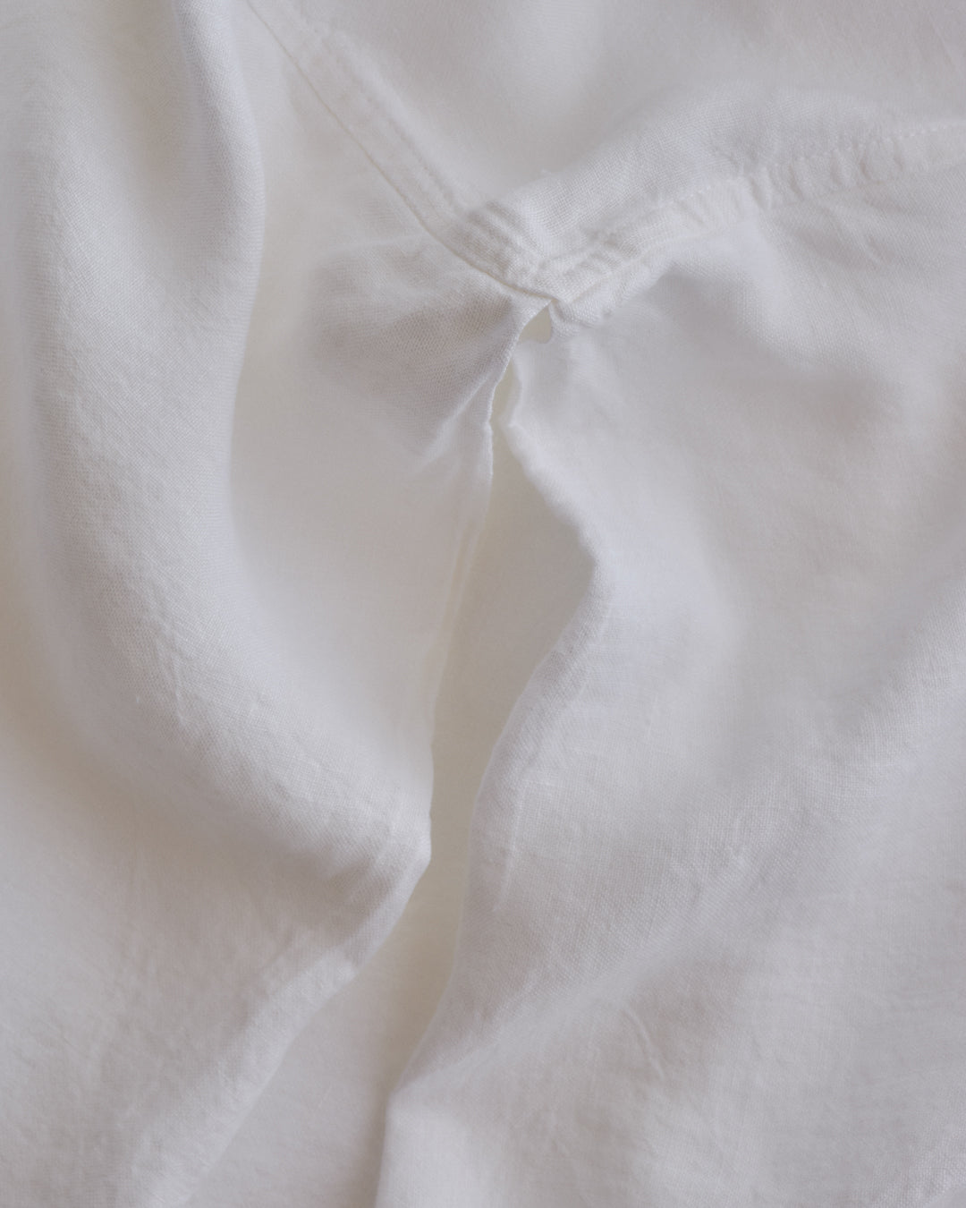 Linen Valance/Bed Skirt | Antique White