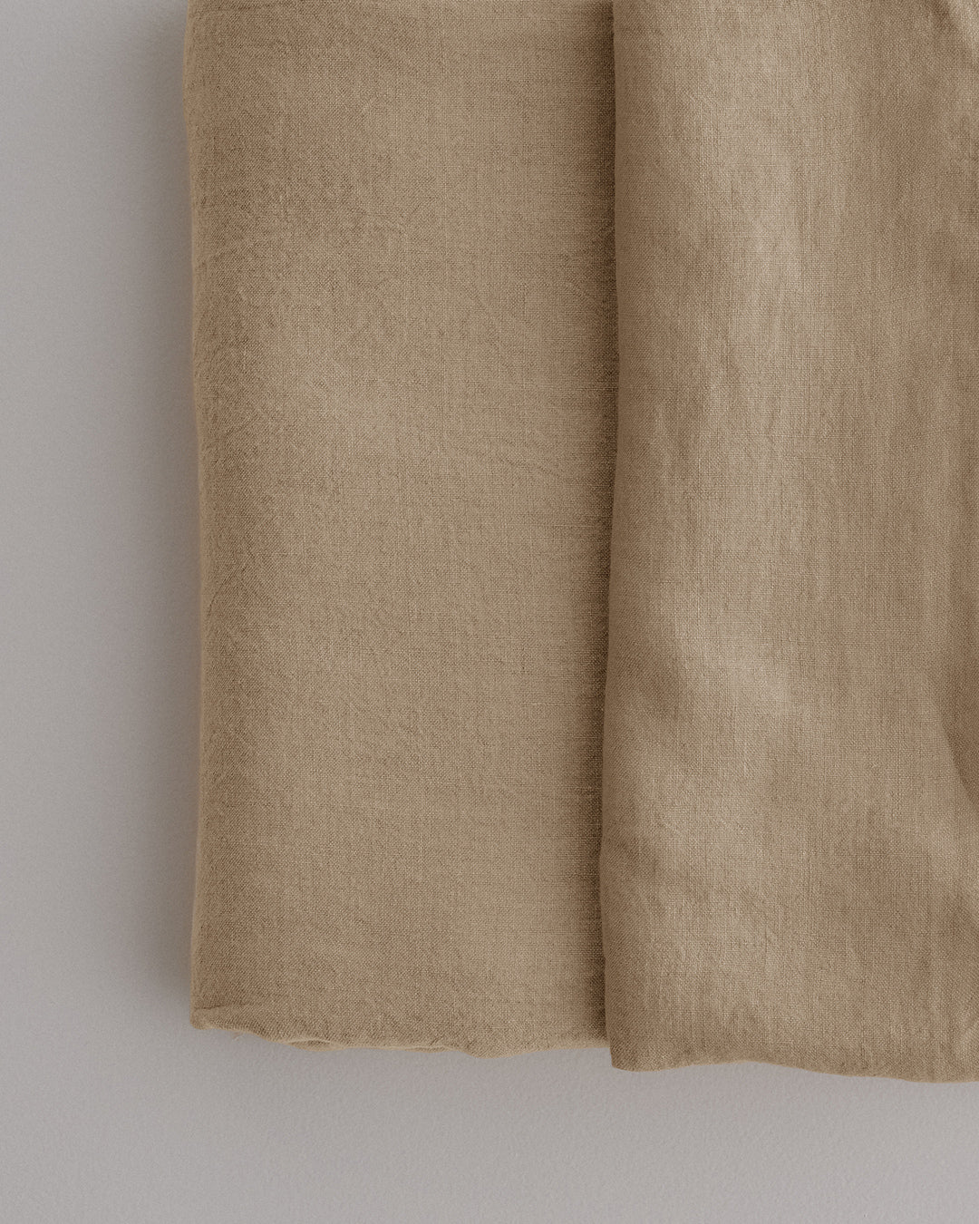 Basix Linen Bed Skirt/Valance - Carmel