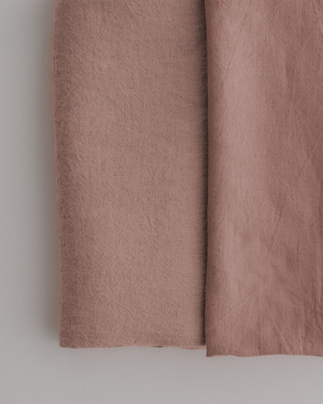Basix Linen Fitted Sheet - Rosa