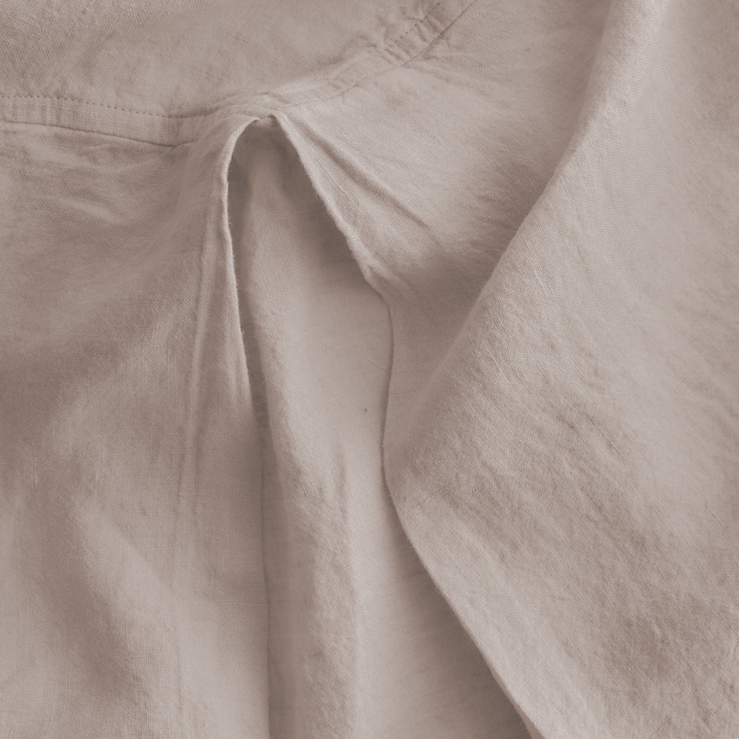 Basix Linen Bed Skirt/Valance - Floss