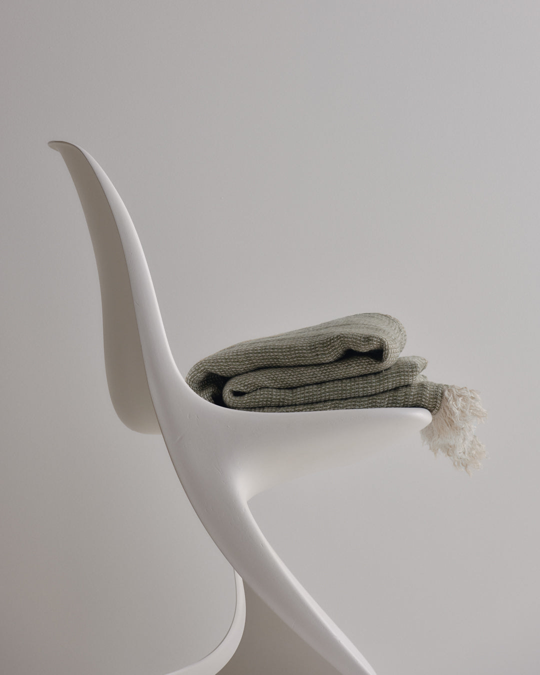 Linen Throw Blanket | Deep Khaki