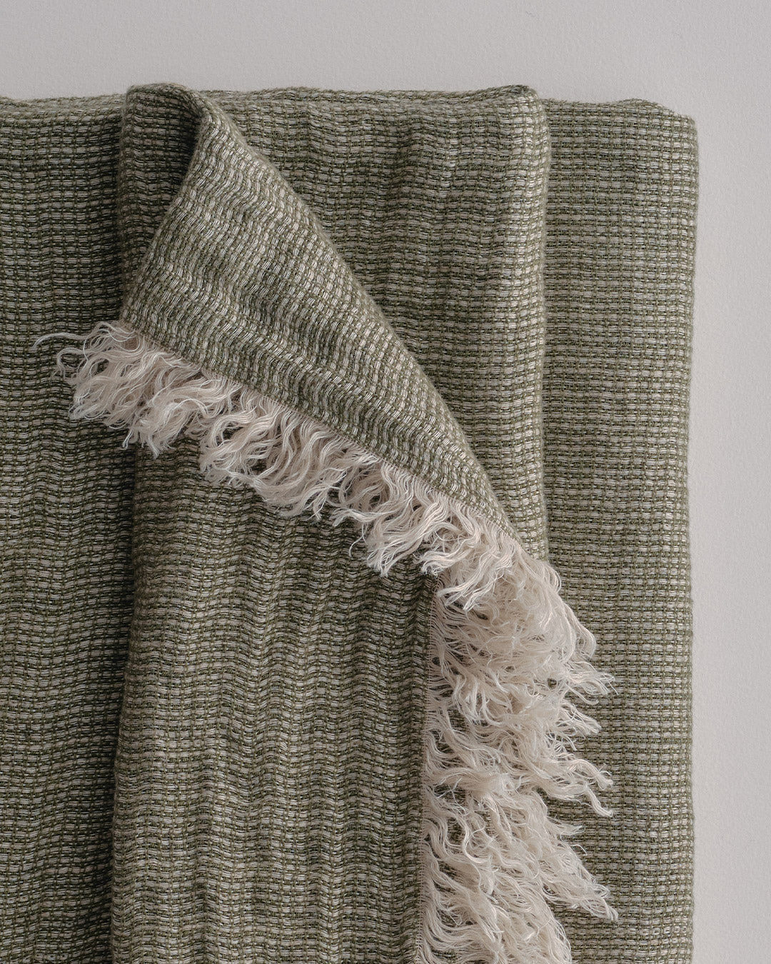 Crush Linen Throw Blanket - Armee Melange