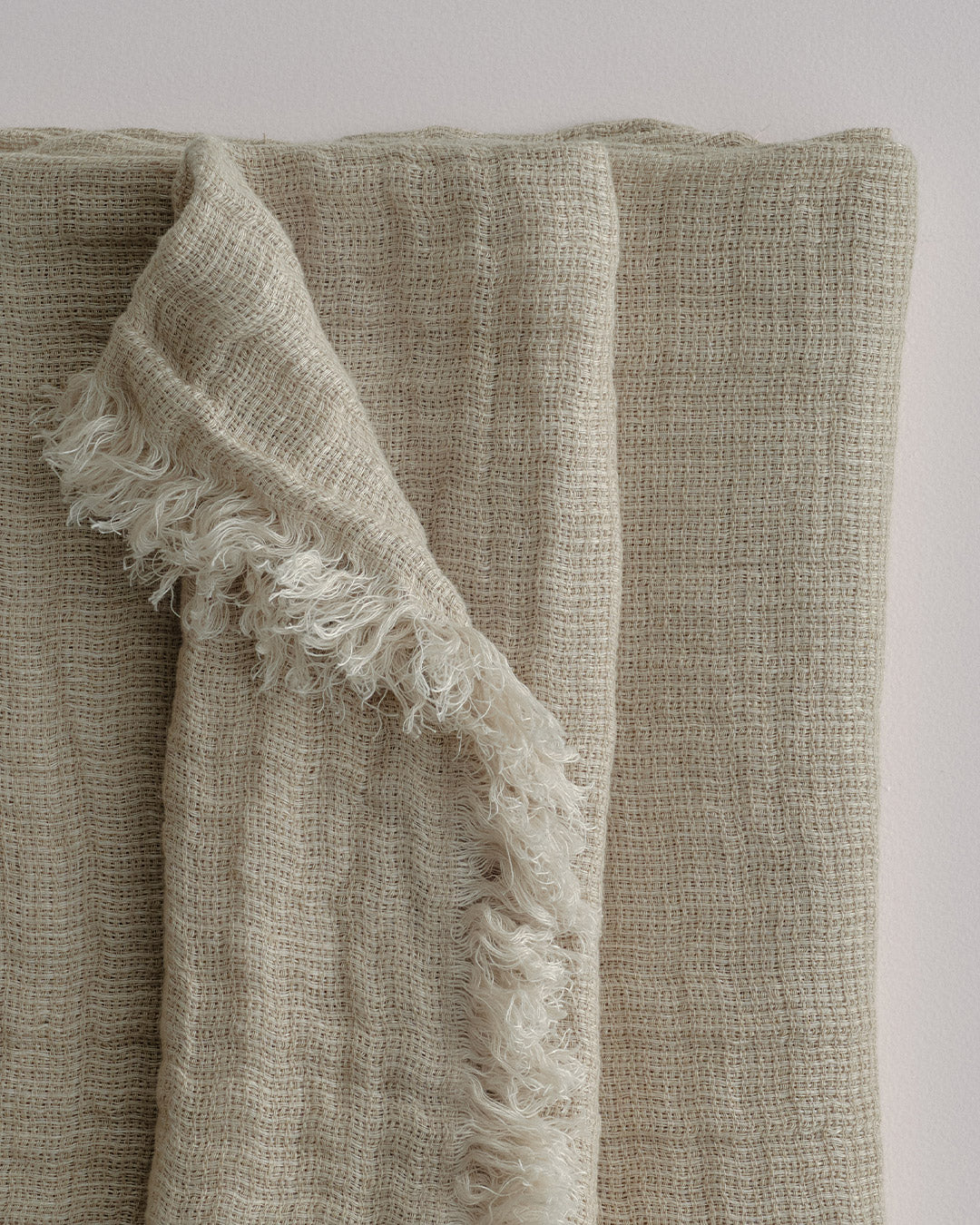 Crush Linen Throw Blanket - Fysk Melange