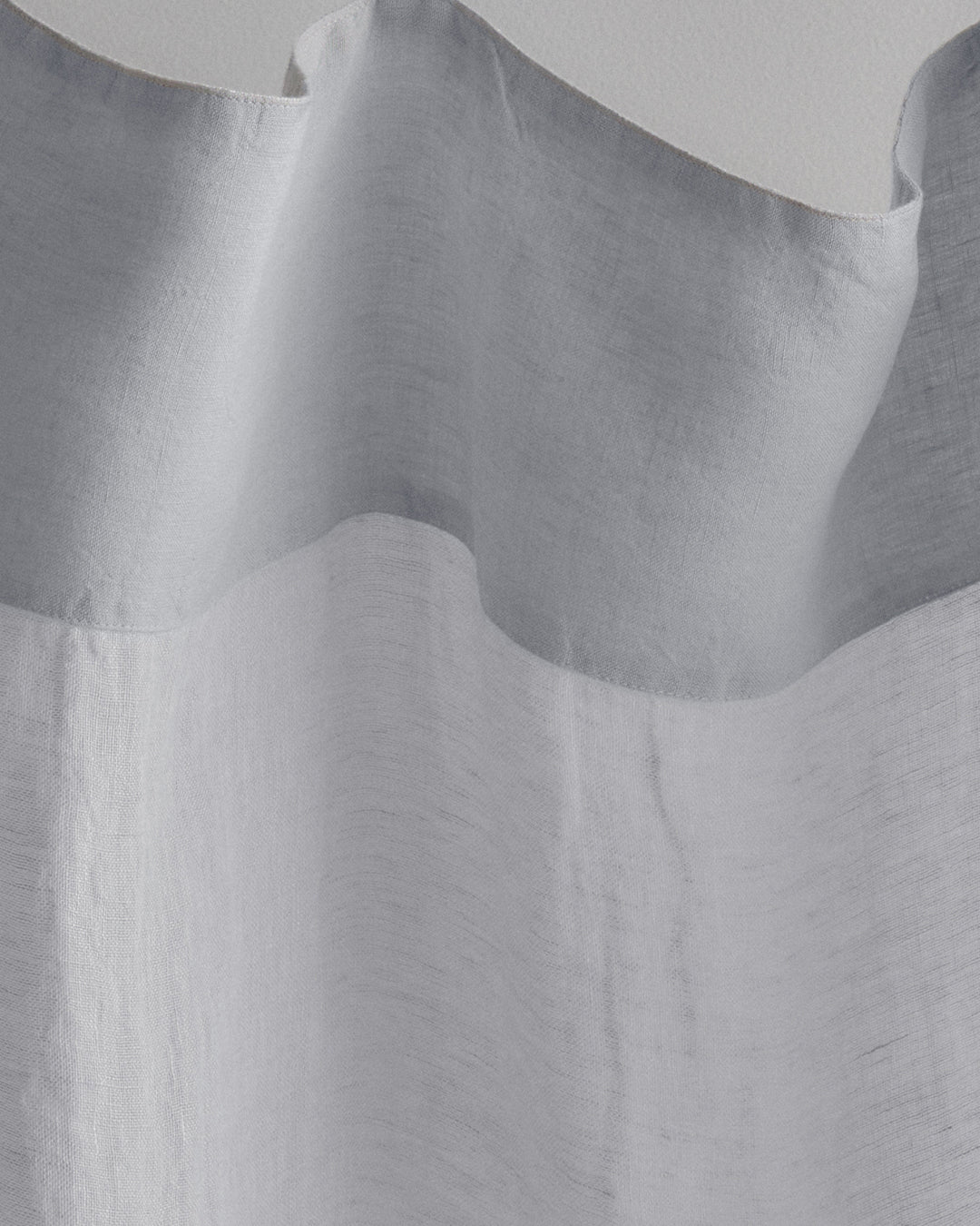 Basix Linen Curtains - Fog Sheer