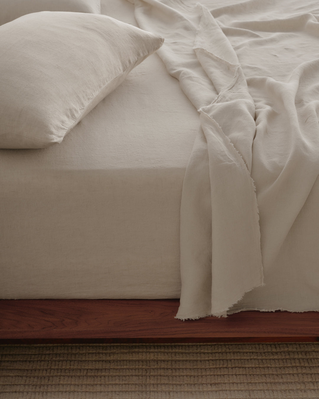 Basix Linen Pillowcase | Sandy Color