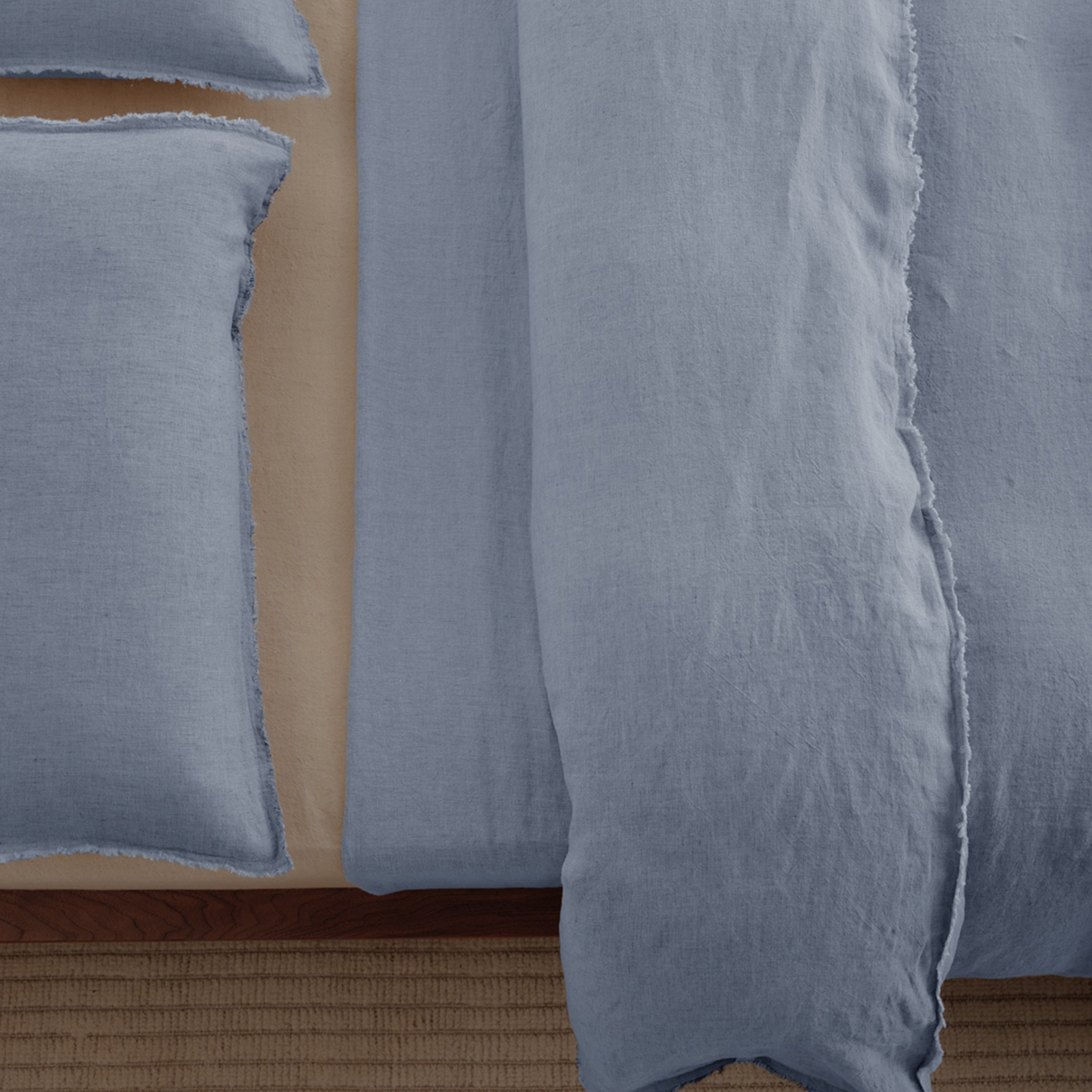 Flocca Linen Duvet Cover - Azzura