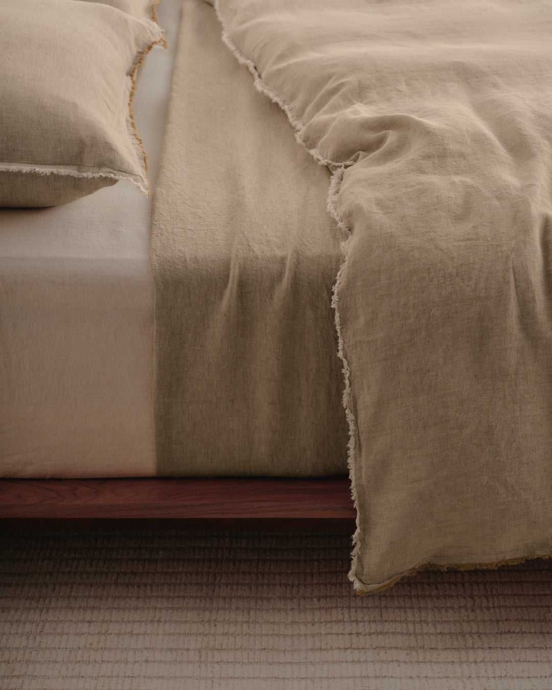 Linen Duvet Cover | Rich Toffee