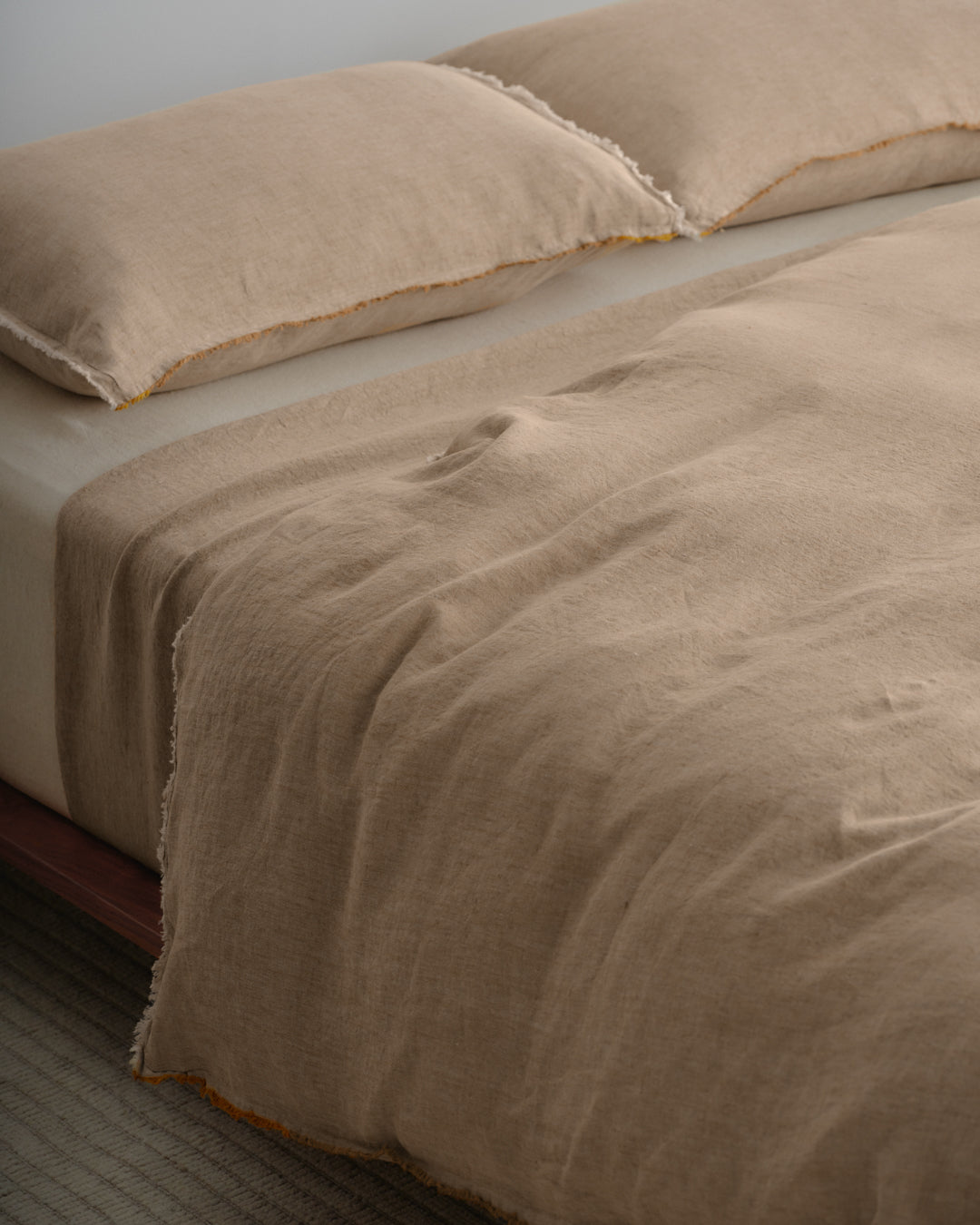 Linen Duvet Cover | Rich Toffee