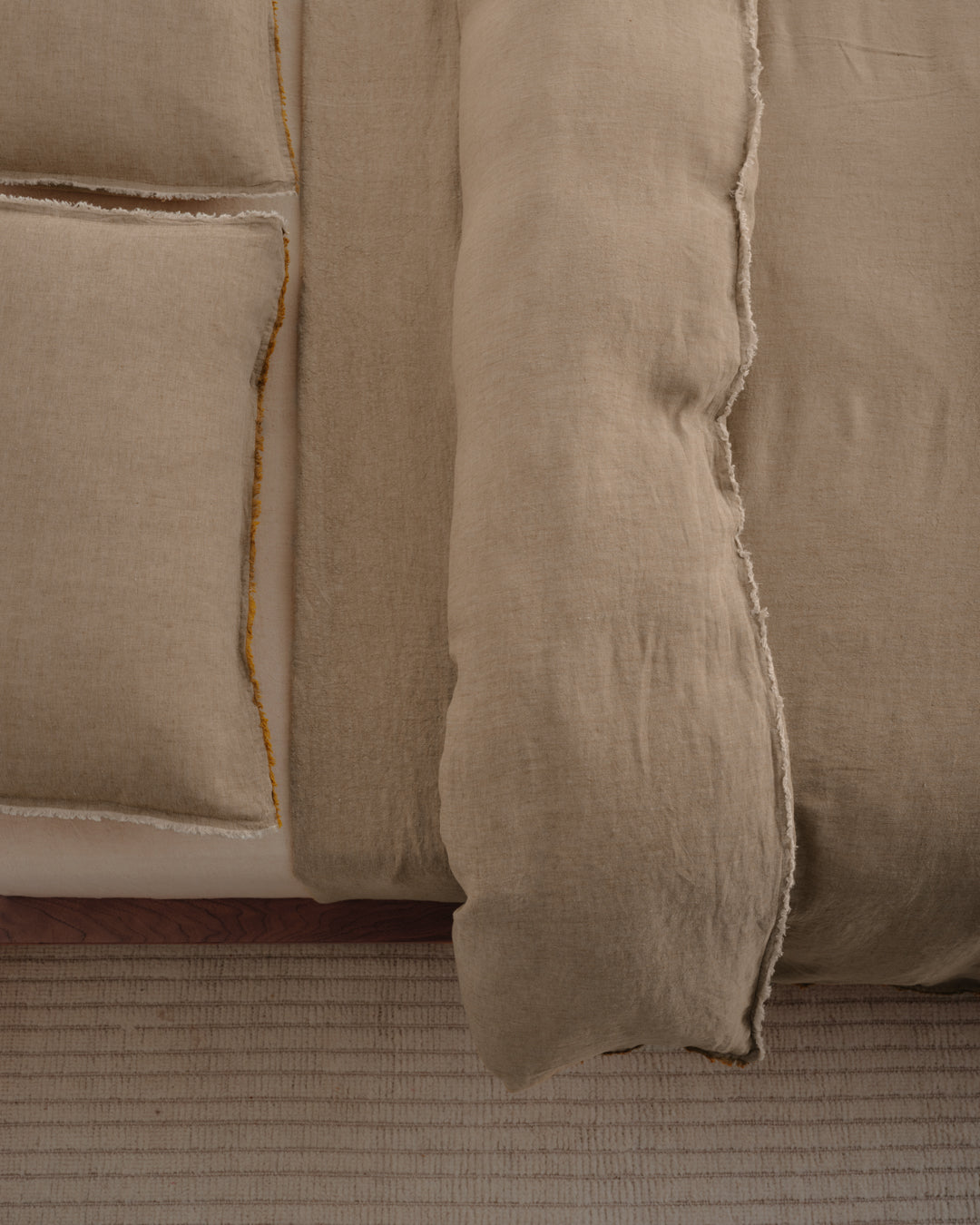 Linen Duvet Cover | Rich Toffee