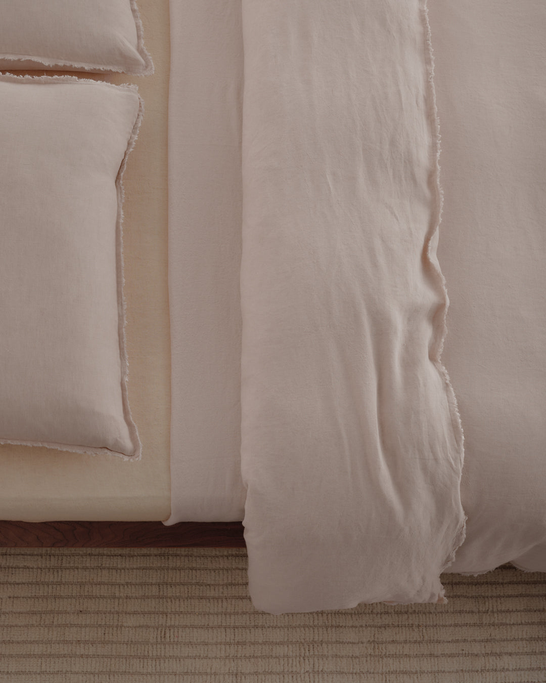 Flocca Linen Pillowcase | Earthy Pink