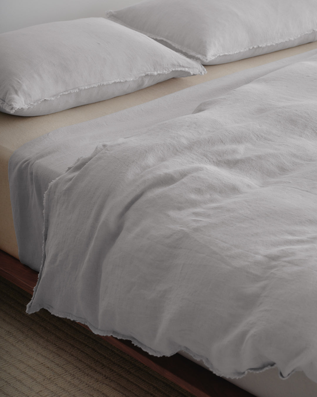 Linen Duvet Cover | Pale Grey