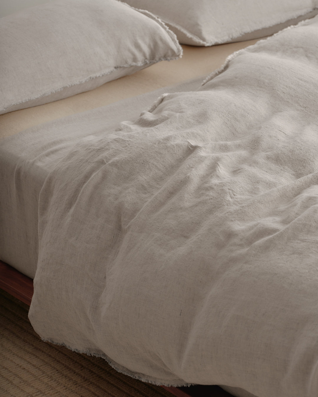 Linen Duvet Cover | Sandy Grey