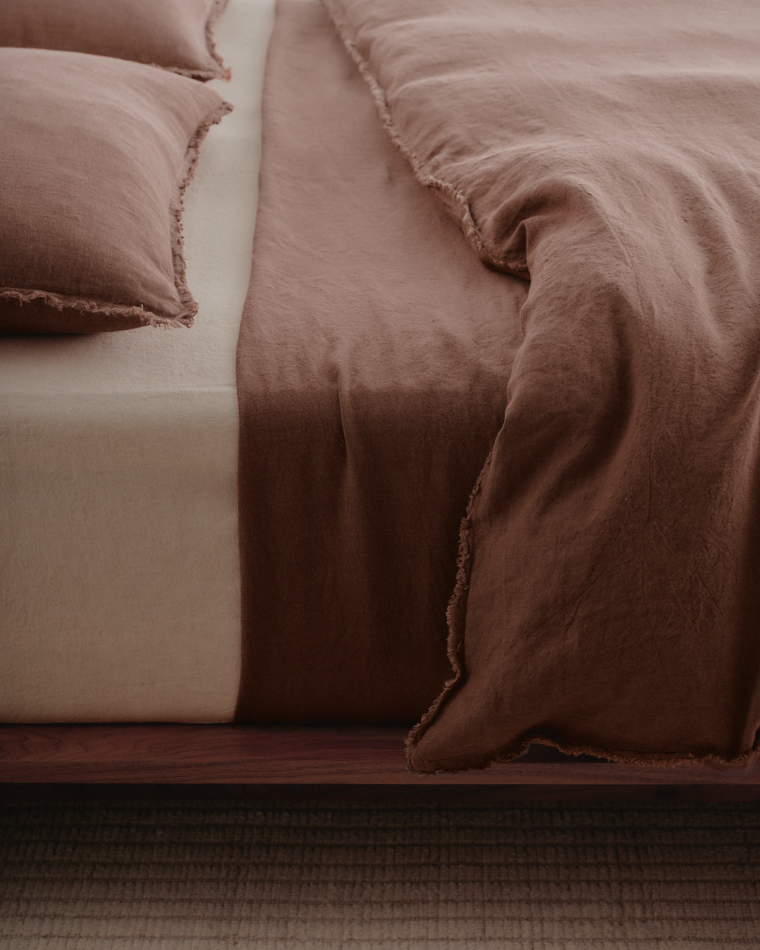 Linen Duvet Cover | Muted Mulberry