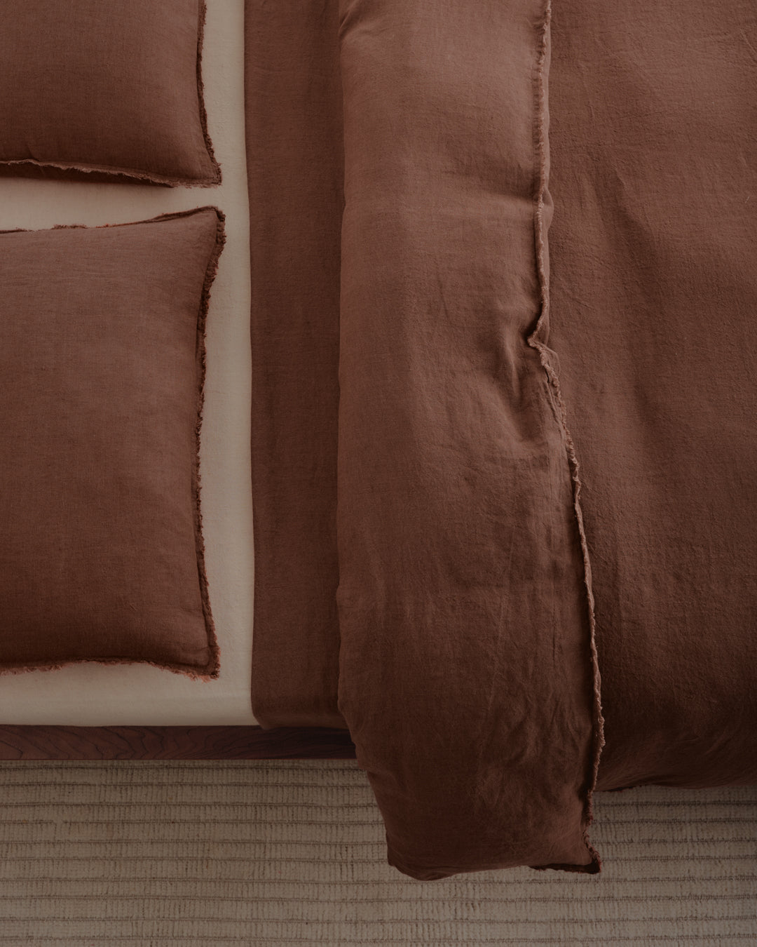 Linen Duvet Cover | Muted Mulberry